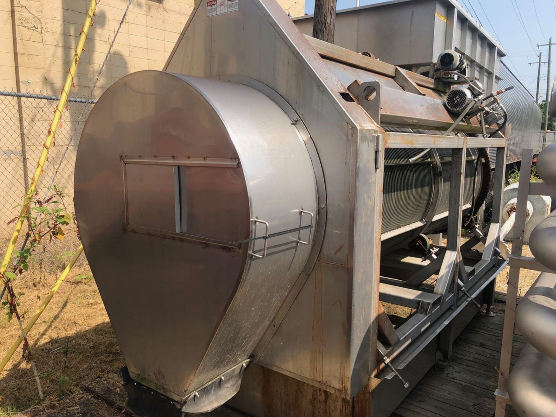 Stainless Steel Rotary Screener (Located at Rigger's Warehouse/Yard) | Rig Fee: $250 See Full Desc - Image 2 of 4