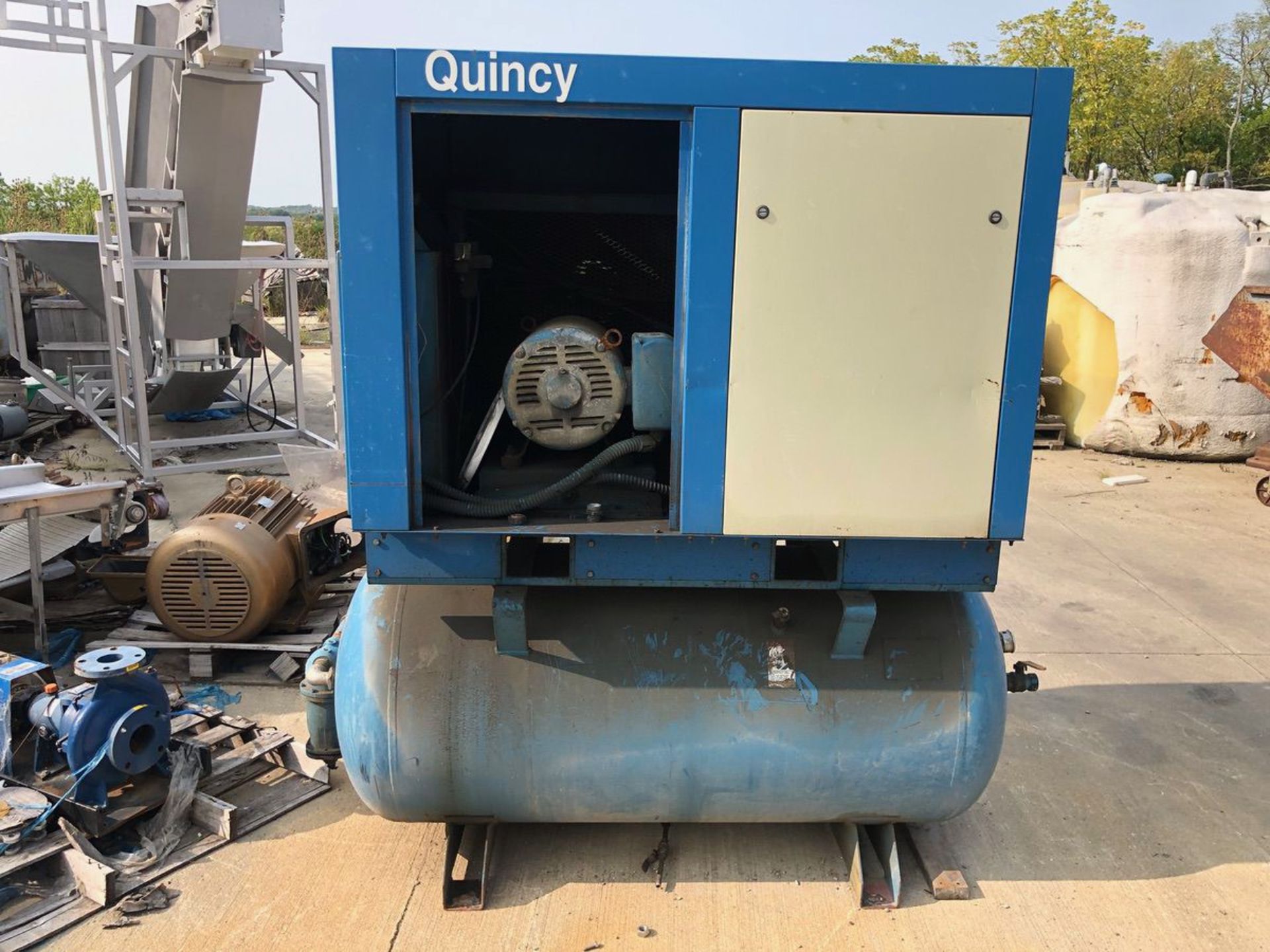 Quincy Air Compressor | Rig Fee: $150 See Full Desc - Image 2 of 3