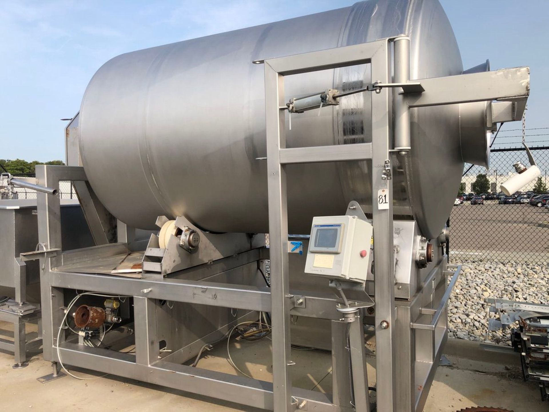 FPEC 6,000 LB Stainless Steel Vacuum Tumbler, S/N 6679 (Tagged as 81) | Rig Fee: $750 See Full Desc - Image 2 of 5