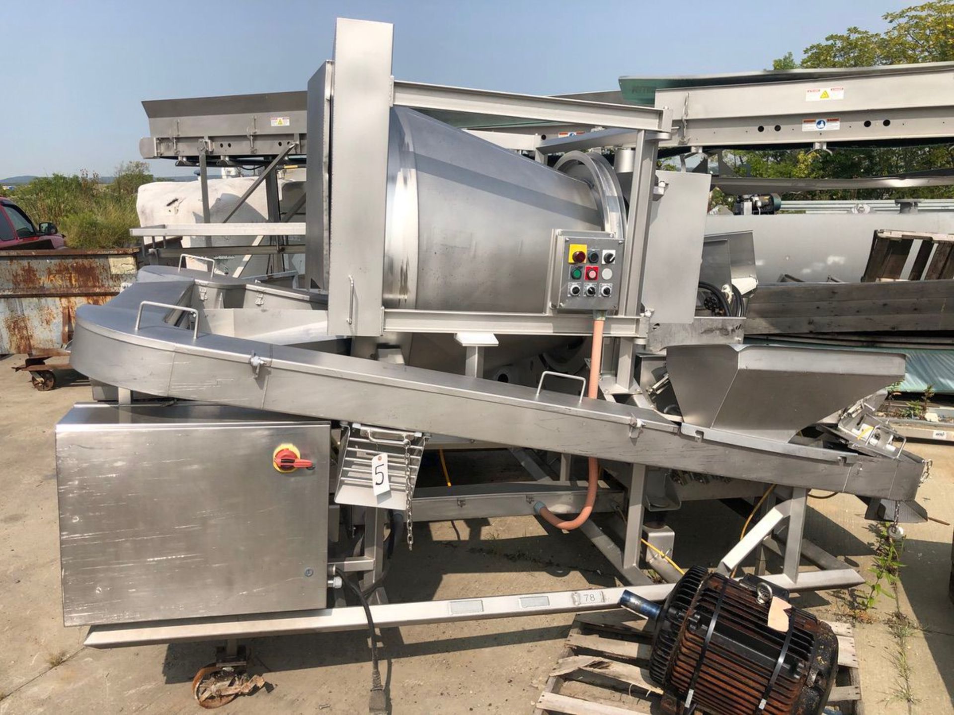 FRS Process SS Conical Drum Breader | Rig Fee: $500 See Full Desc