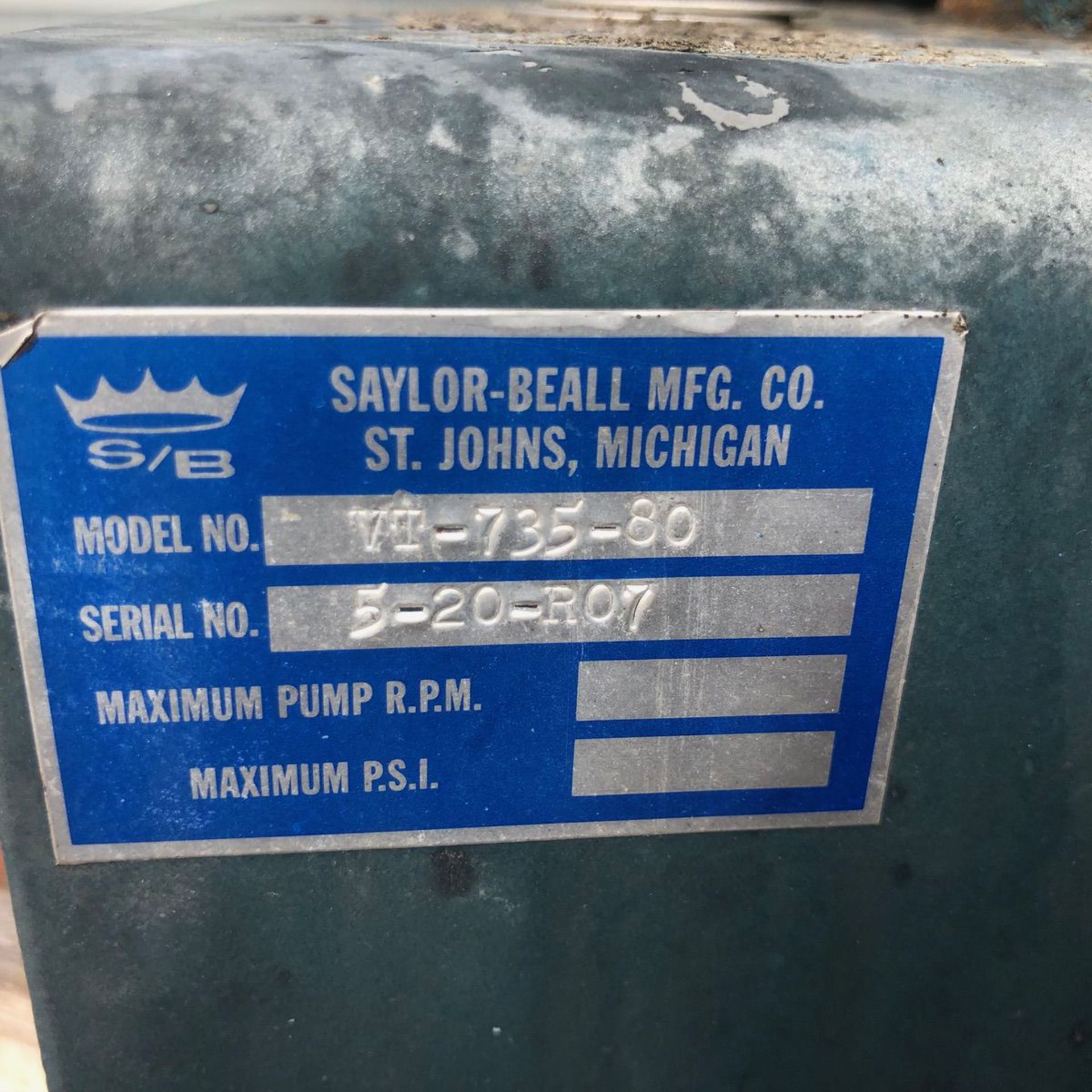 Saylor Beall Air compressor | Rig Fee: $150 See Full Desc - Image 3 of 3