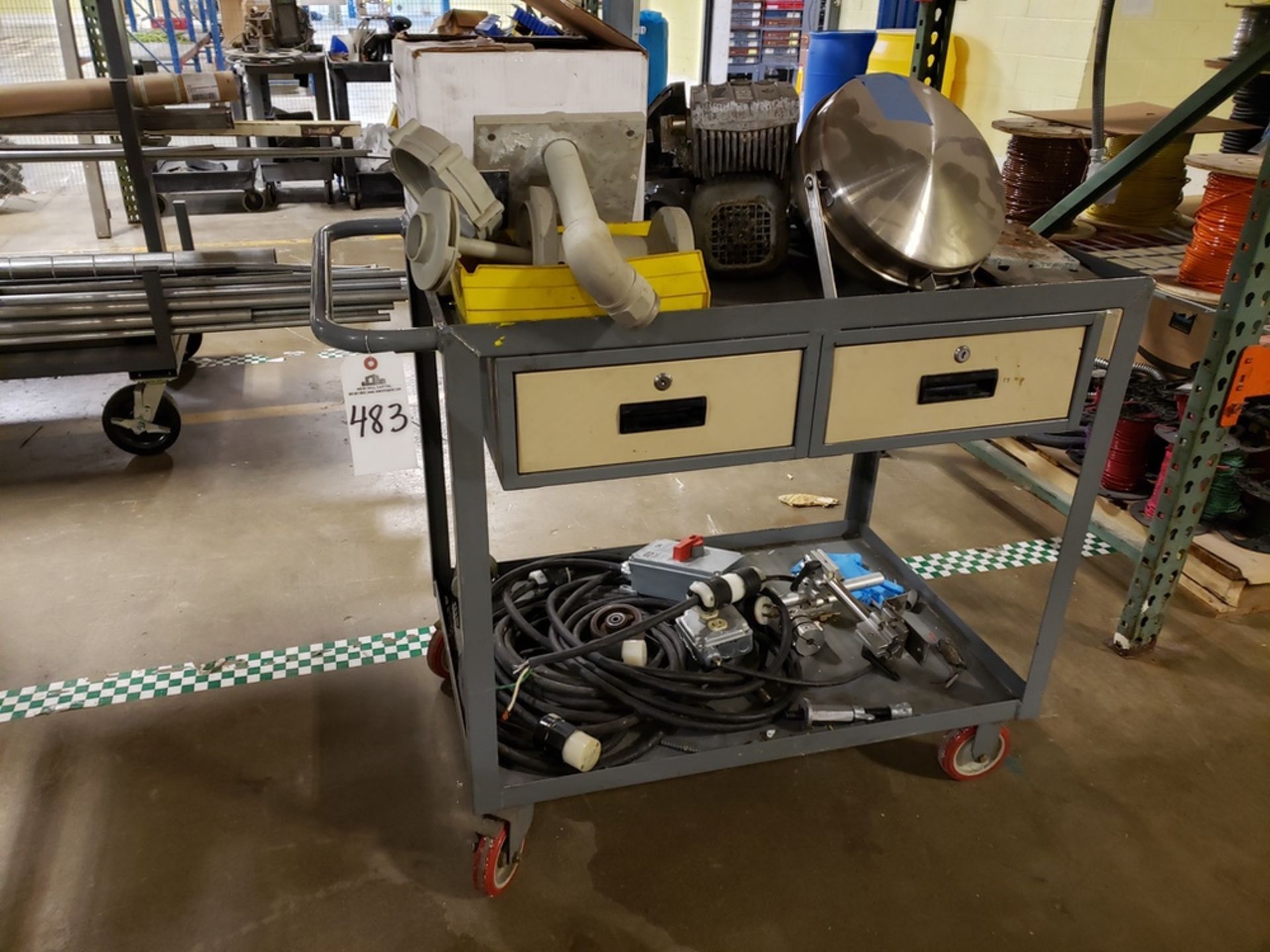 Tool Cart W/Contents - Subject to Bulk Lot 458A - The greater of the closing bids | Rig Fee: $Buyer