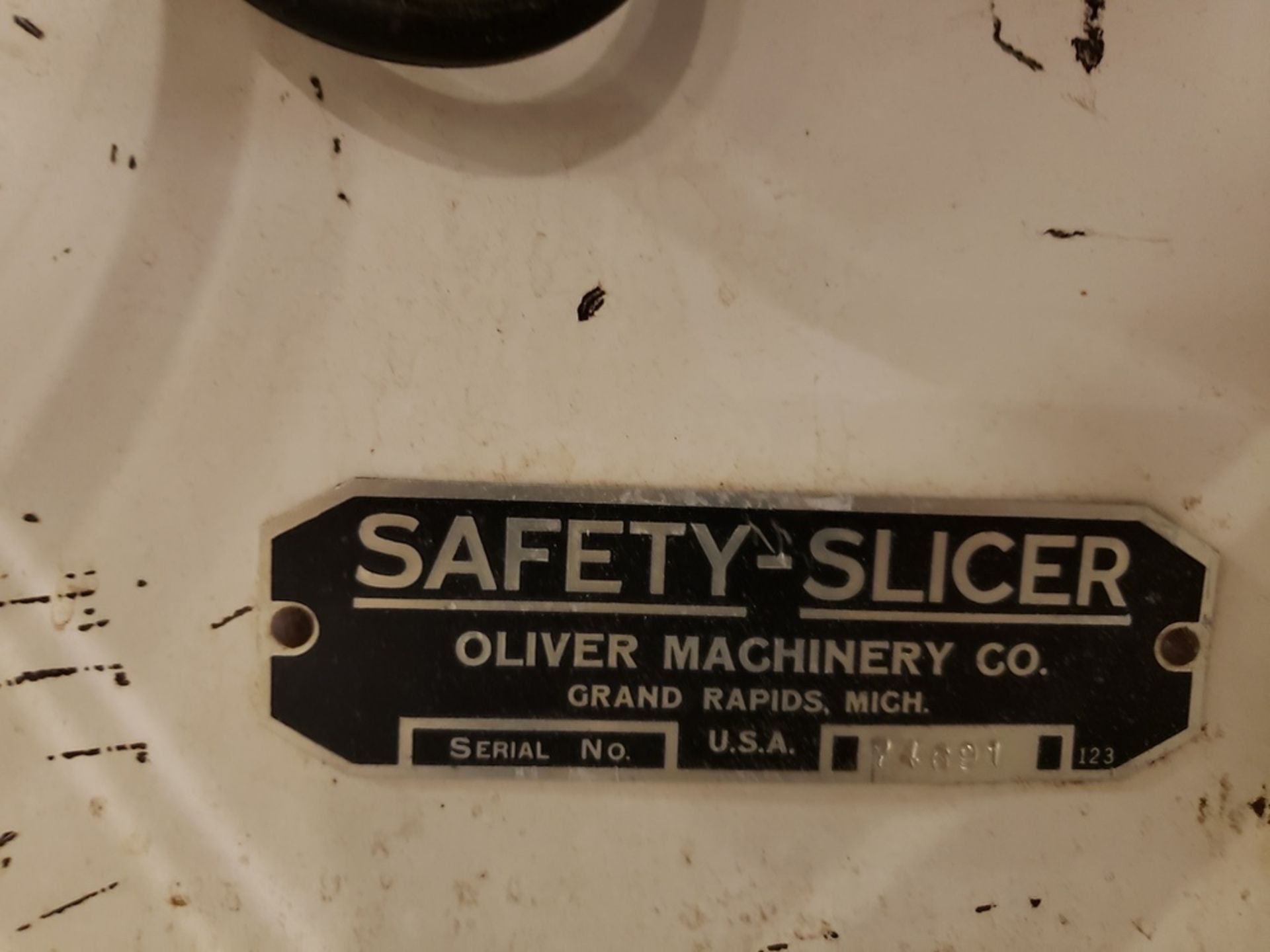 Oliver Safety-Slicer, S/N 74691 | Rig Fee: $50 - Image 2 of 2