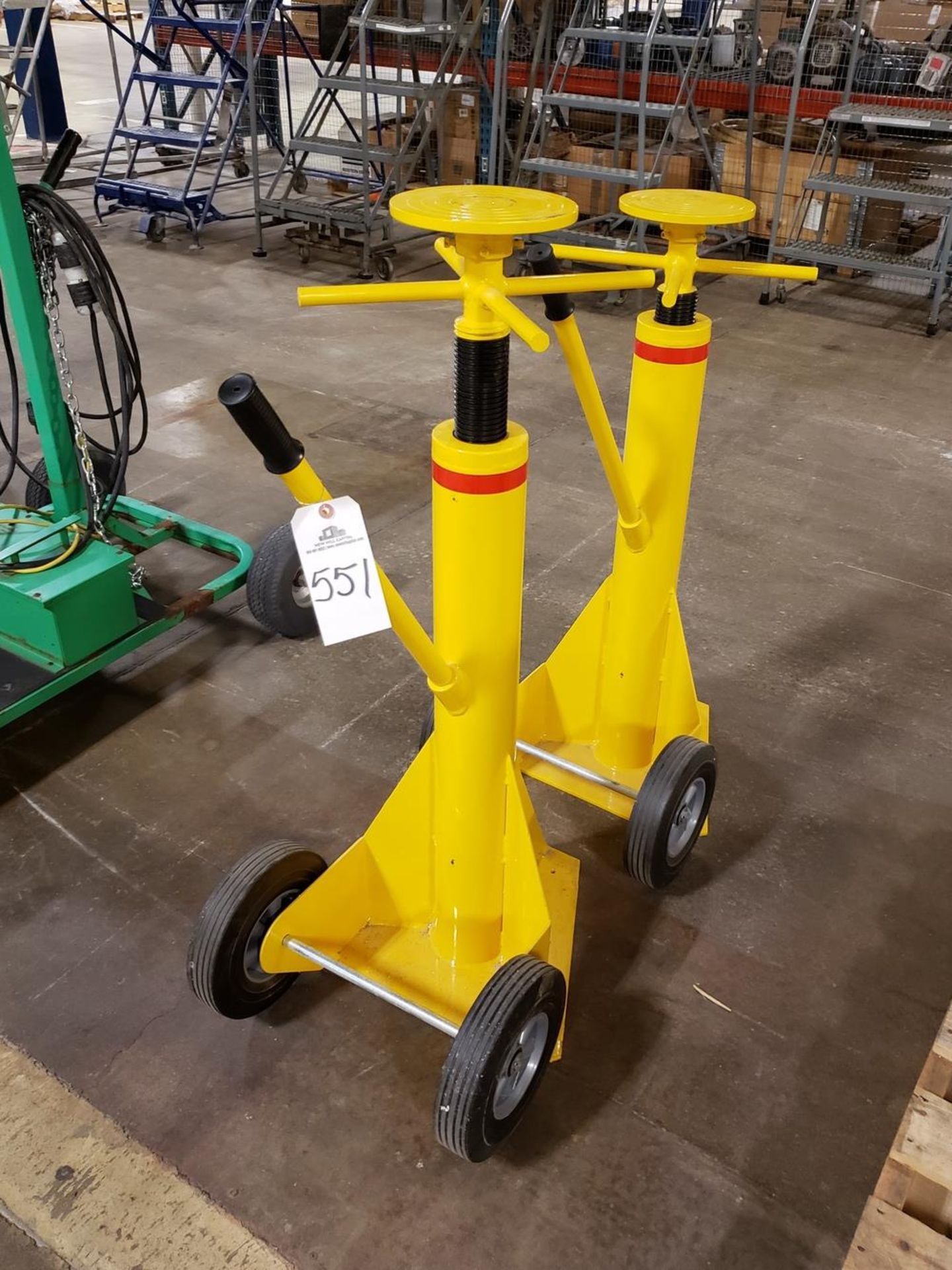 Lot of (2) Trailer Stabilizing Jack Stands | Rig Fee: $50