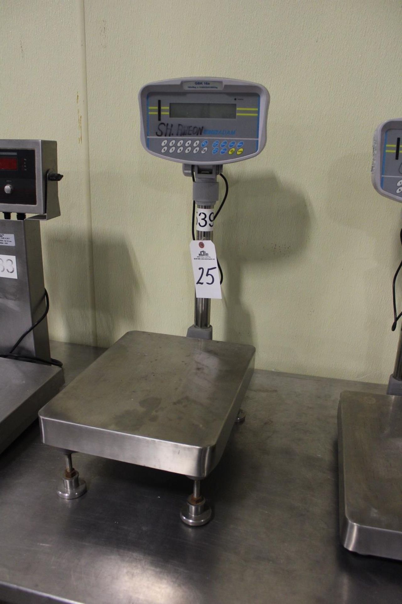 Adam Equip. Industrial Bench Scale, M# GBK 16a | Rig Fee: $10