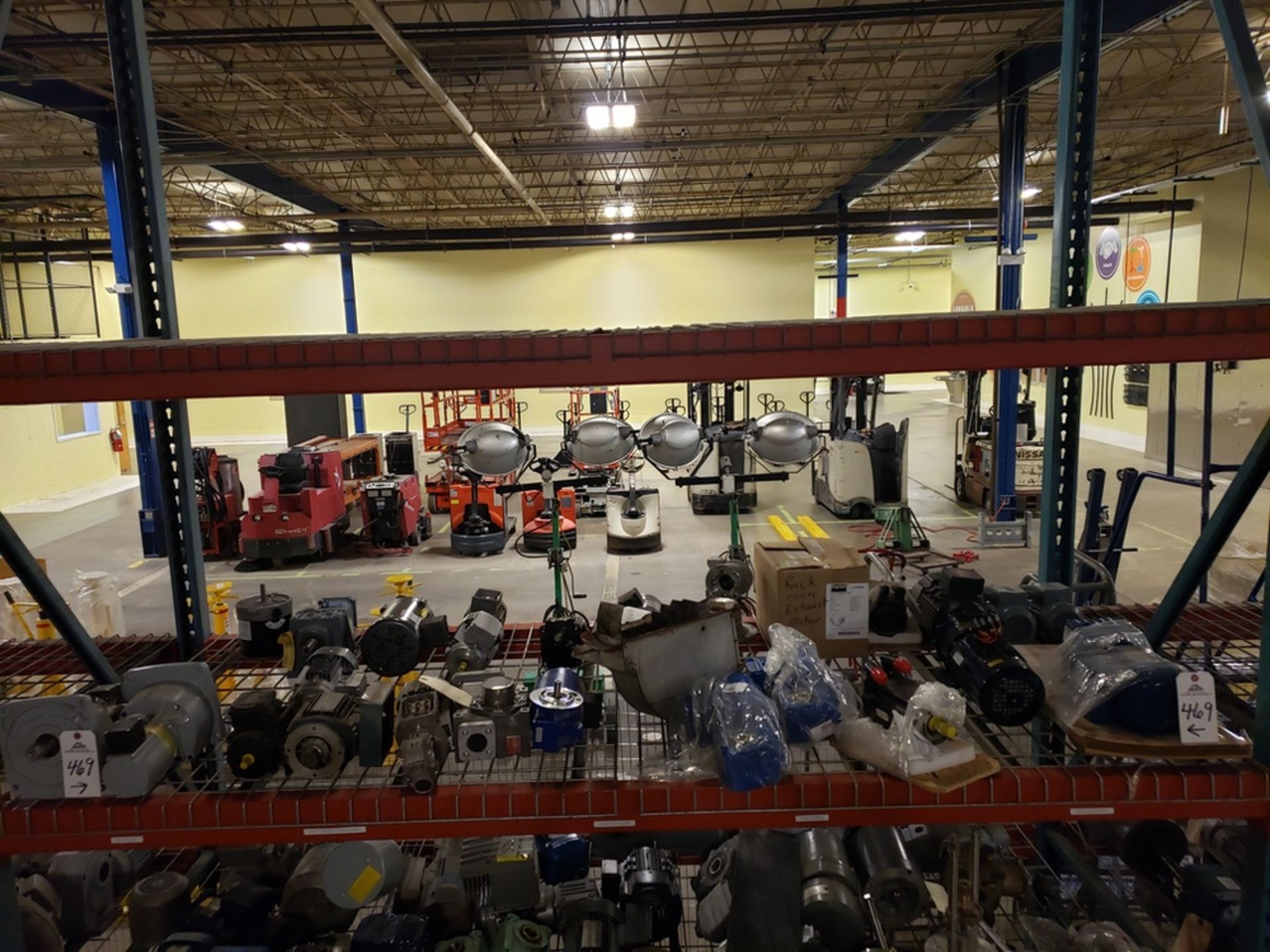 Contents of Pallet Rack Section, Spare Parts - Subject to Bulk Lot 458A - The gre | Rig Fee: $150