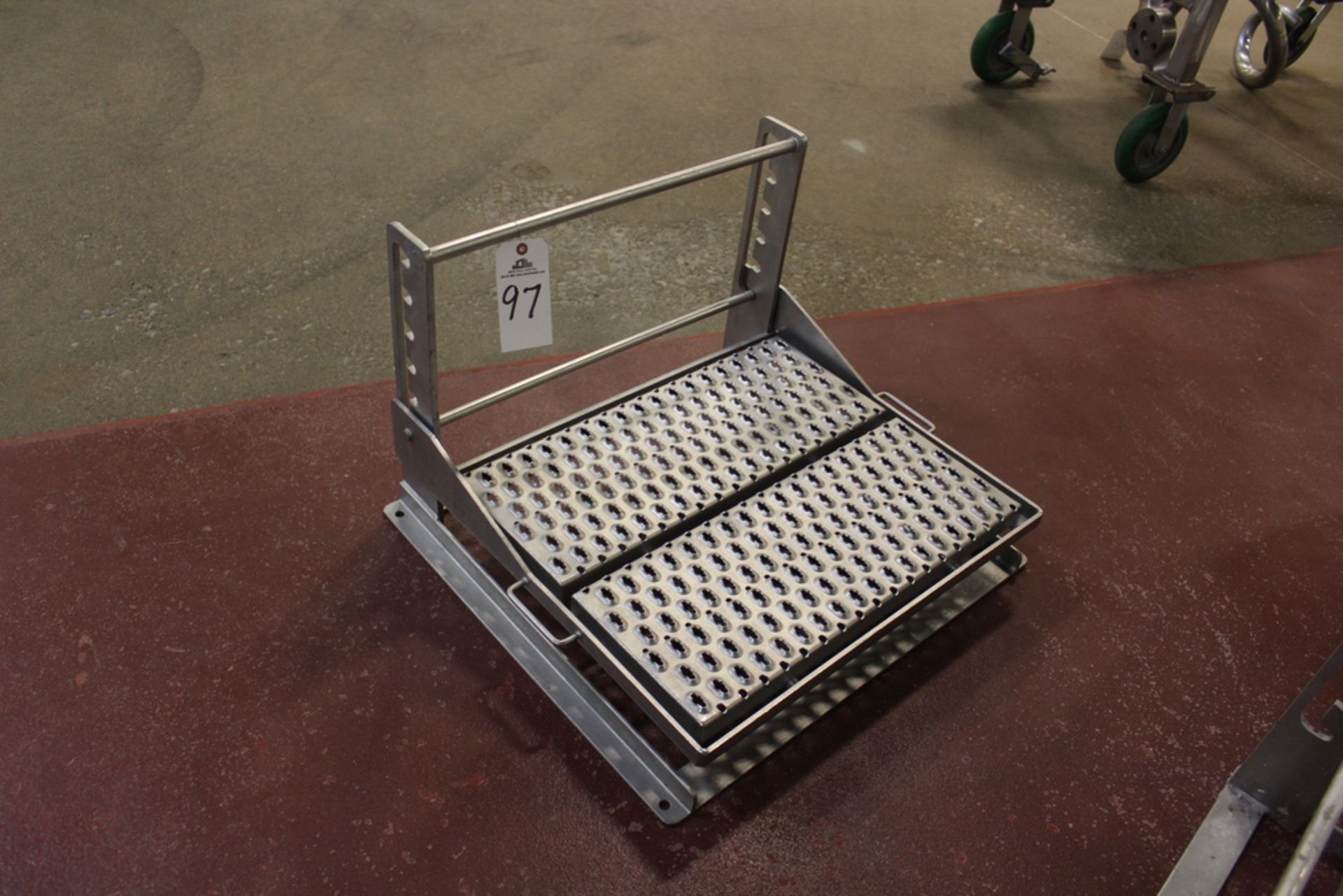 Stainless Steel Adjustable Step Stool | Rig Fee: $20