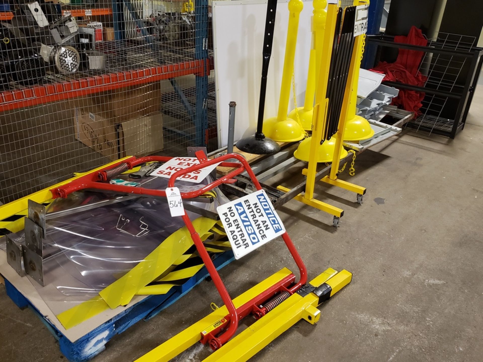 Lot of Safety Barriers | Rig Fee: $25
