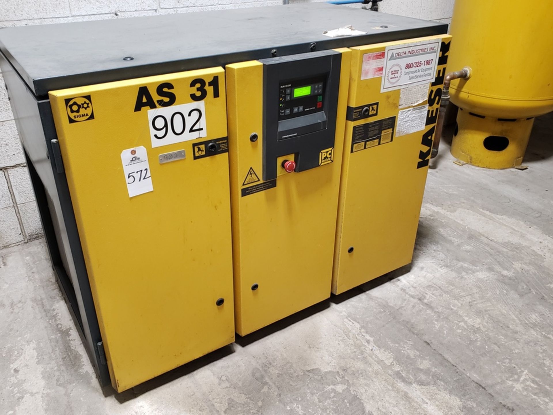 Kaeser Air Compressor, M# AS 31, S/N 1135, 89653 Hours | Rig Fee: $250