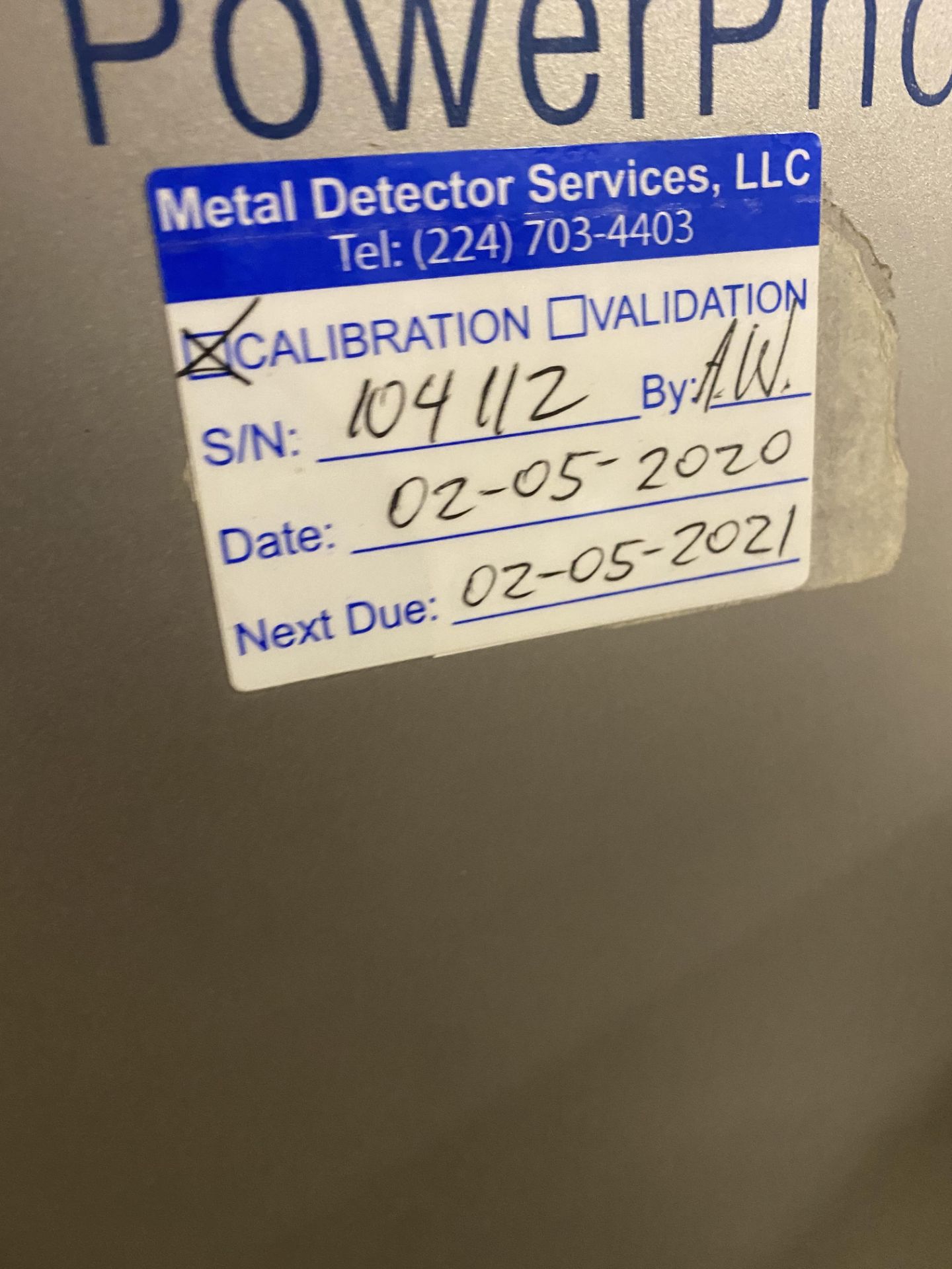 Mettler Toledo Safeline Metal Detector, 40" x 7" Aperture, 6" Above Conveyor, 40" | Rig Fee: $250 - Image 2 of 2