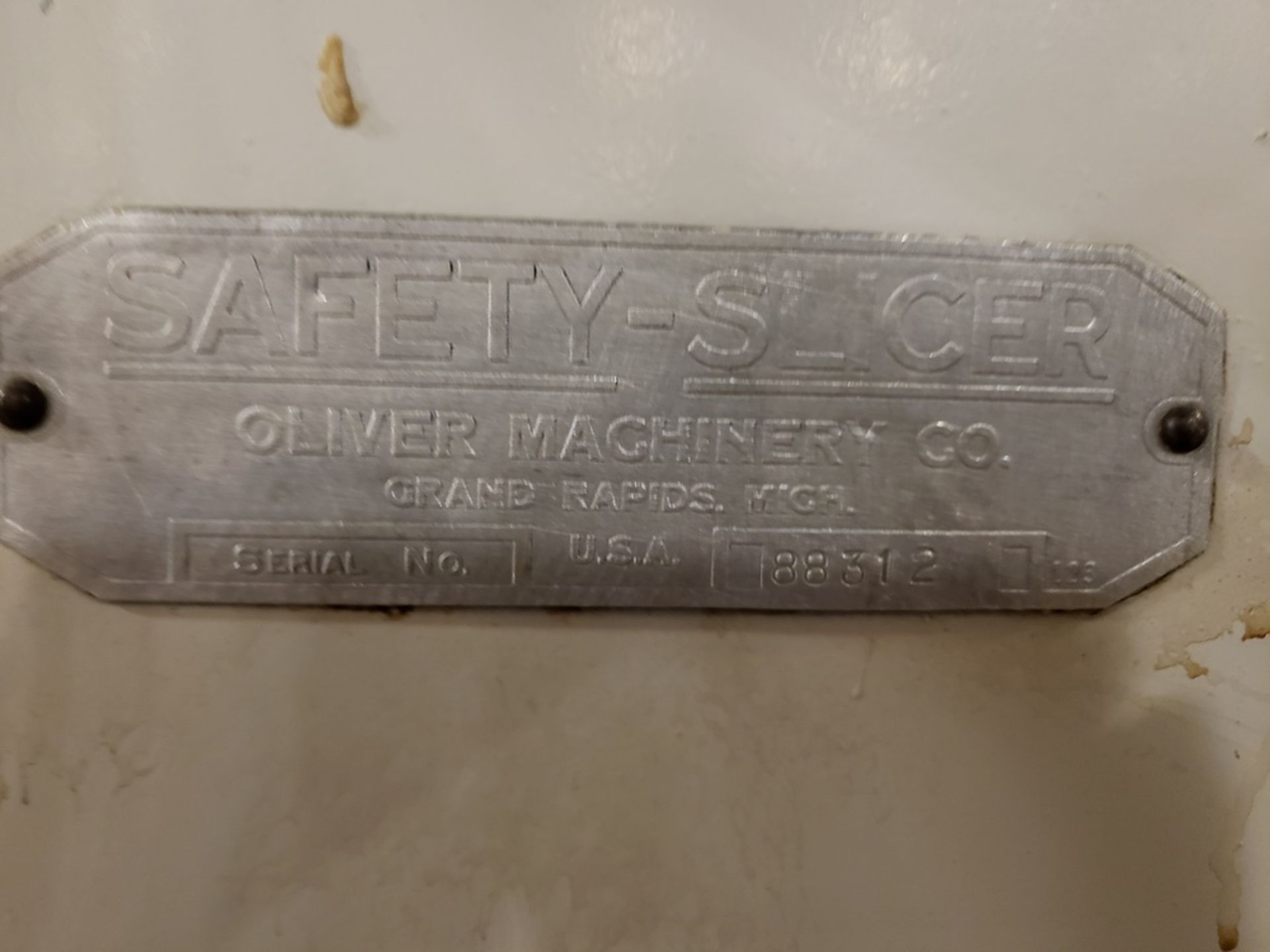 Oliver Safety-Slicer, S/N 88312 | Rig Fee: $50 - Image 2 of 2