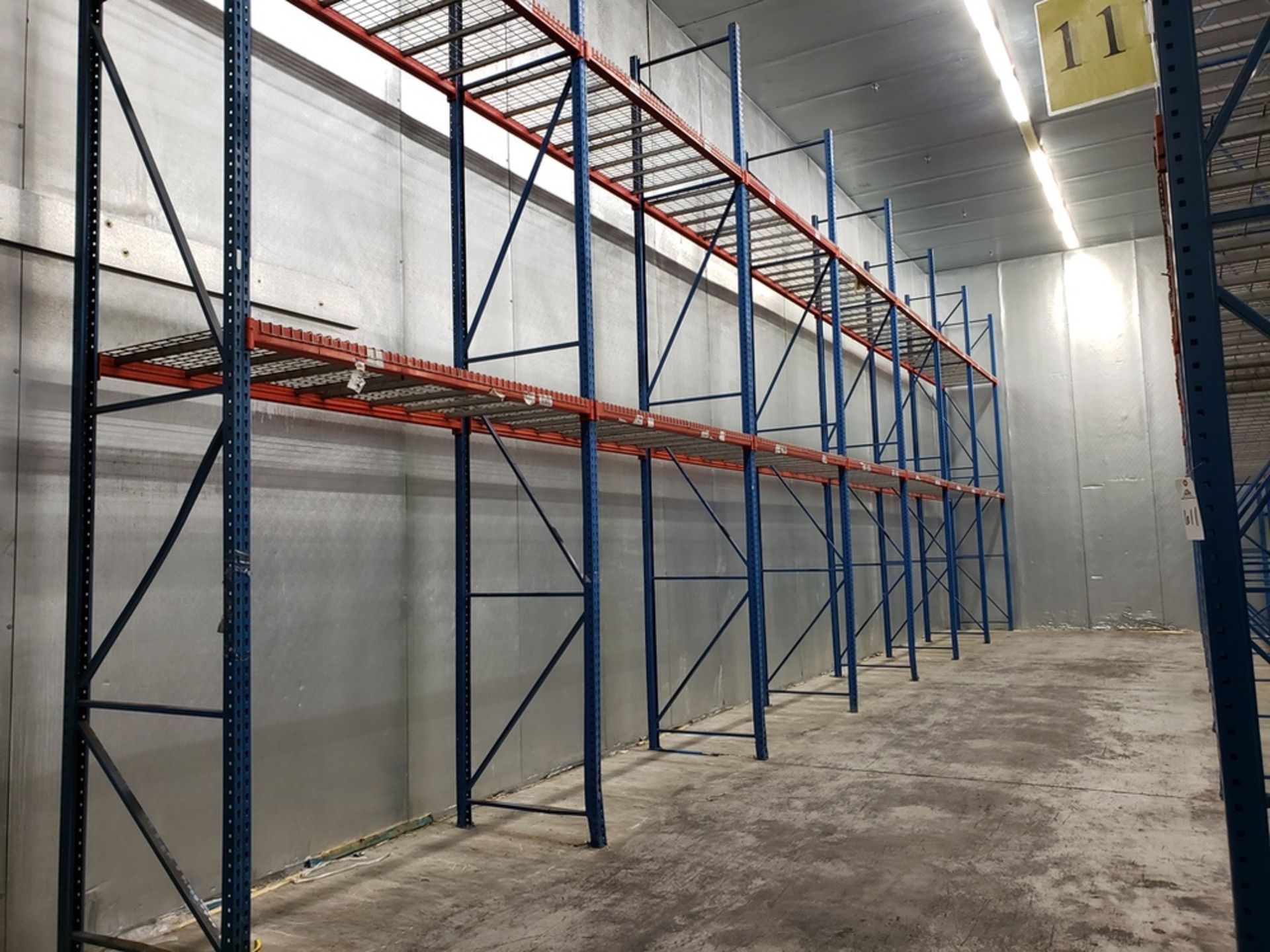 Lot of Pallet Racking, (49) 42" X 16' Uprights, (172) 8' Beams, (172) Wire Shelves | Rig Fee: $1500 - Image 3 of 3