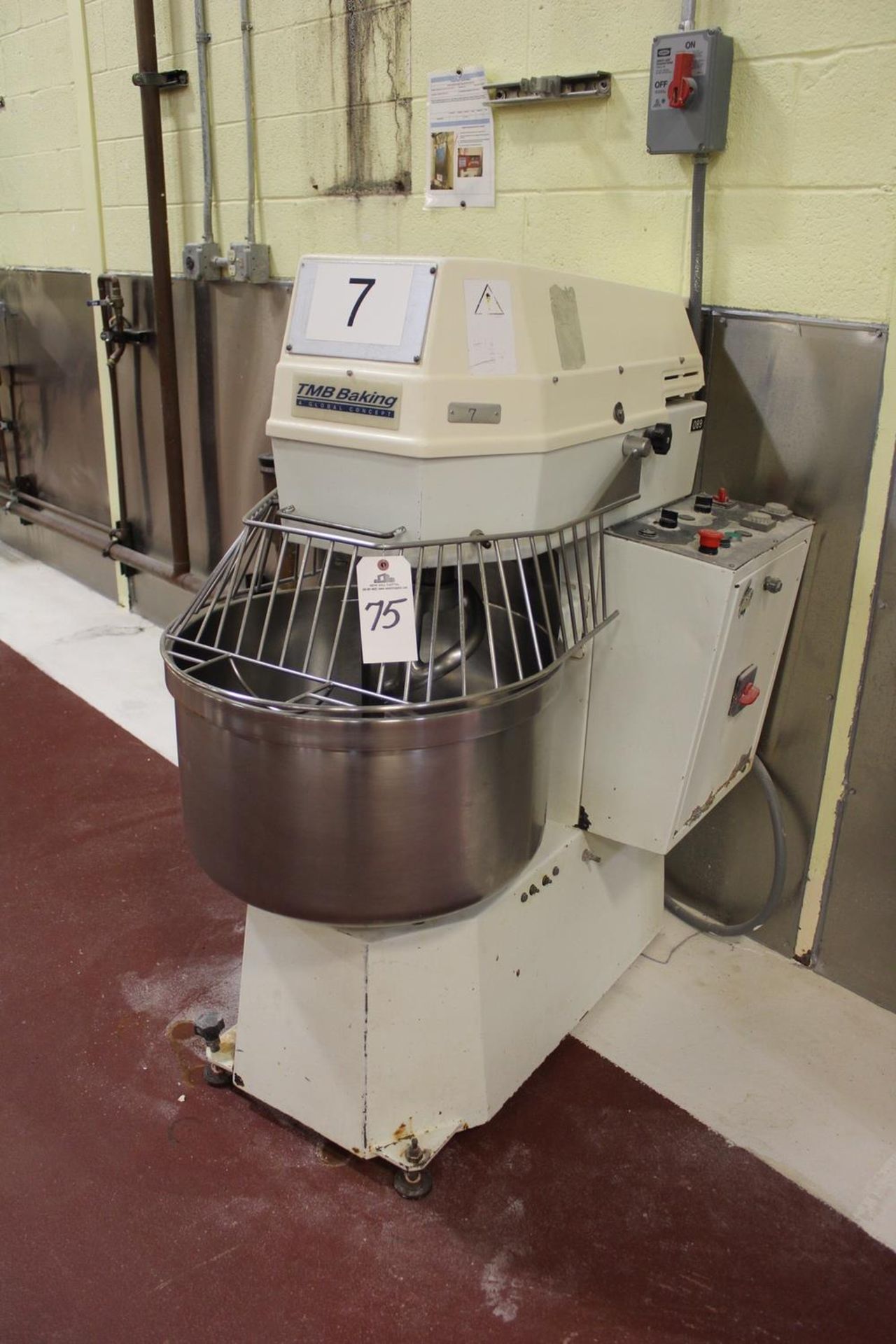 TMB Clamshell Spiral Mixer, M# SPL/80 Auto | Rig Fee: $100