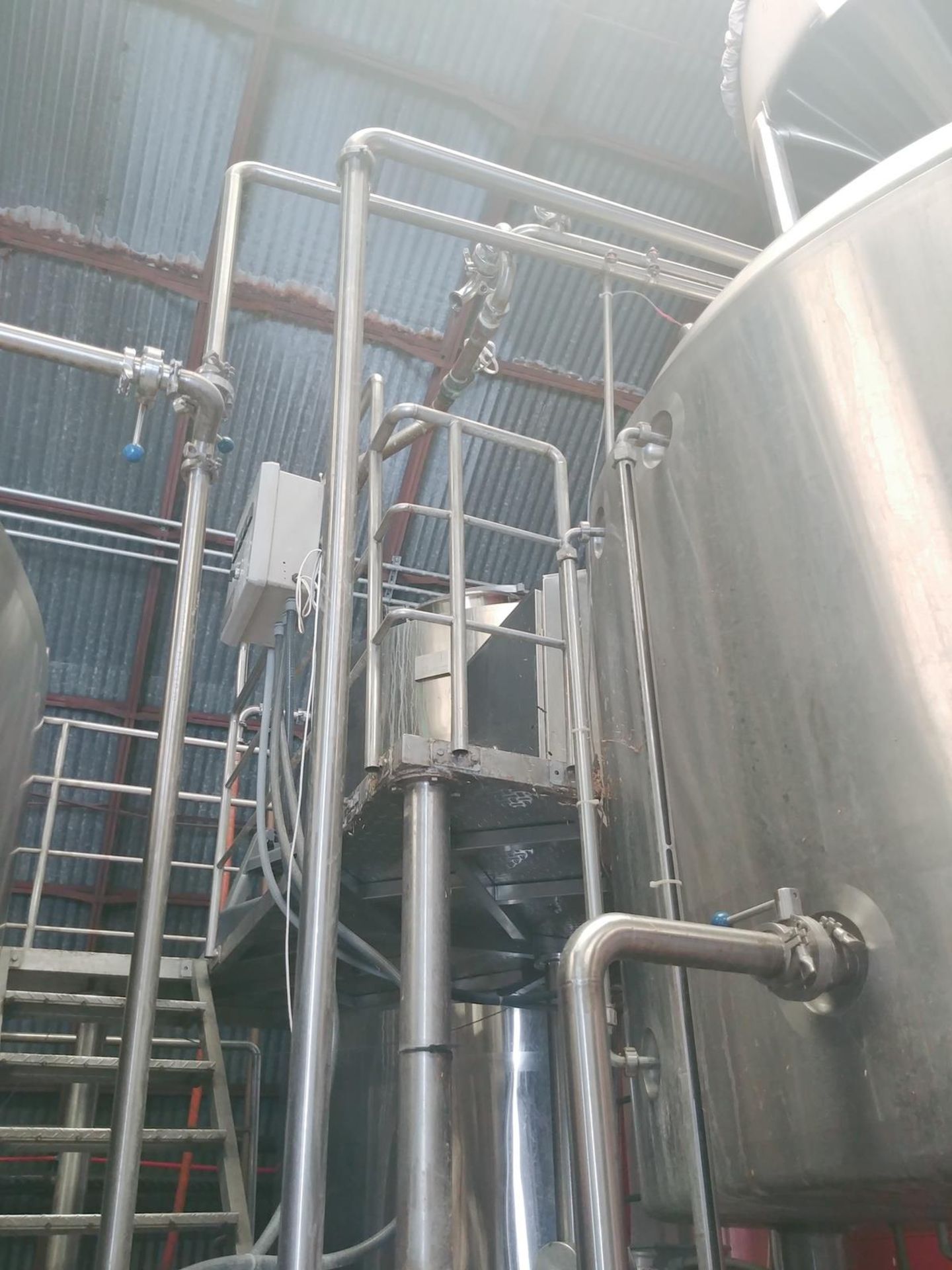 2013 Pacific Brewing 30 BBL 3-Vessel Brewhouse + Hot Liquor Tank - Sub to Bulk | Reqd Rig Fee: $6500 - Image 24 of 31