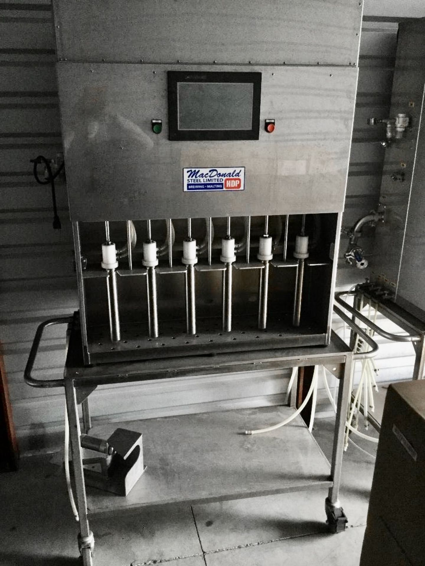 2019 MacDonald HDP DVF160 6-Head Bottle Filler, S/N: 19A37166401 - Loc: Richmond | Buyer to Remove