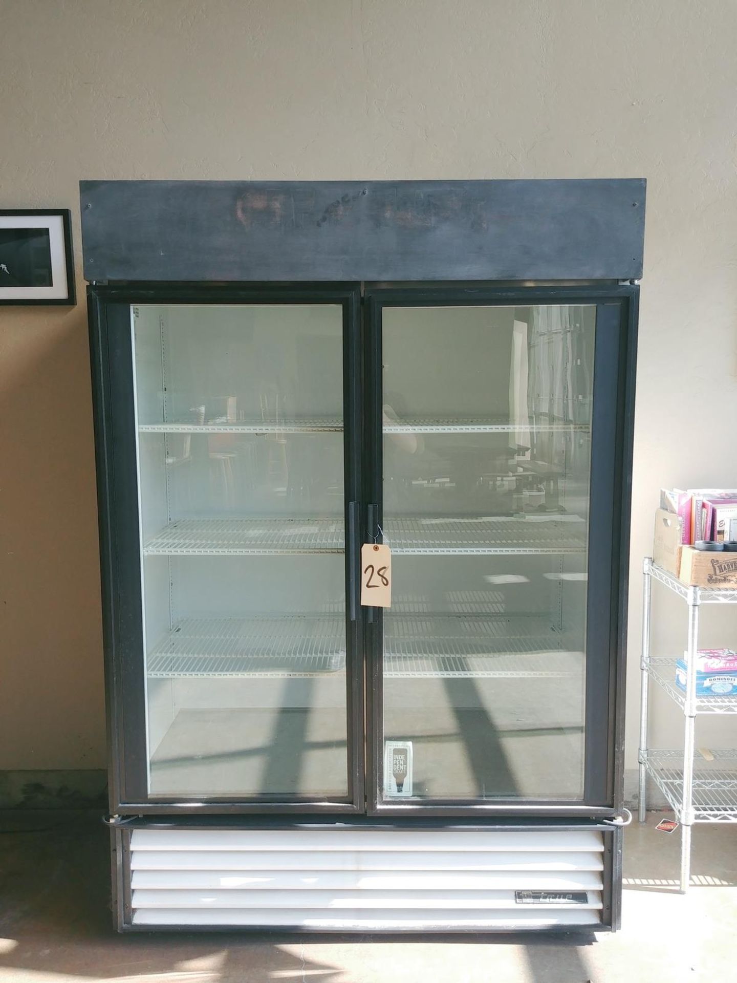 True Refrigerator Two Door Display Refrigerator - Sub to Bulk | Reqd Rig Fee: $100