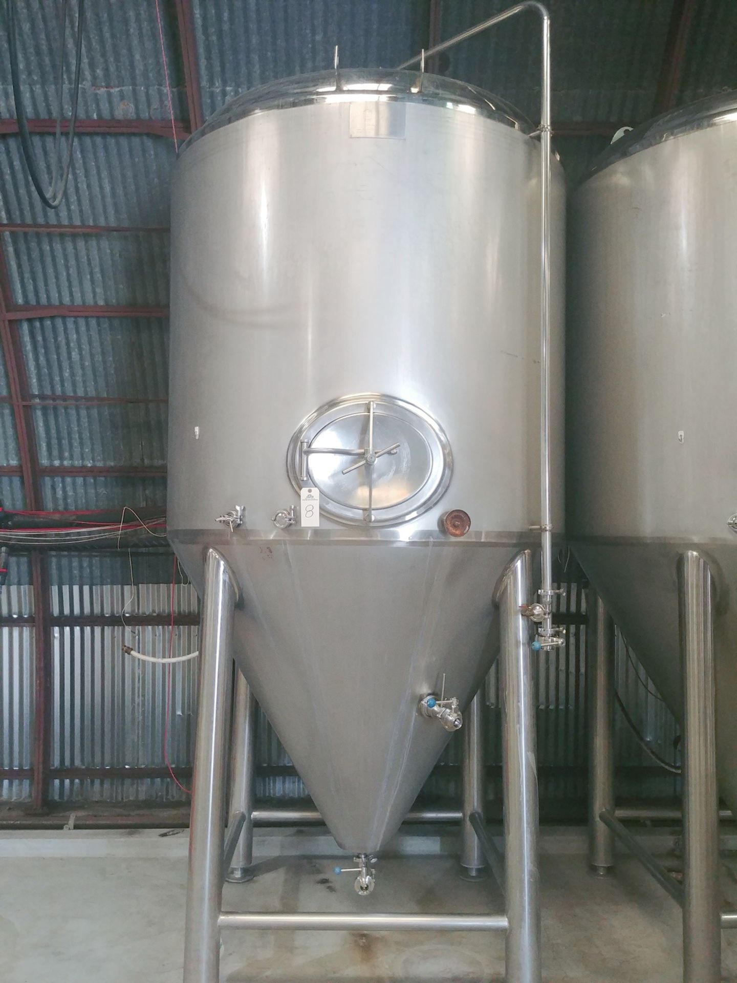 Pacific Brewing 30 BBL Unitank Fermenter, Glycol Jacketed, Appro - Sub to Bulk | Reqd Rig Fee: $900