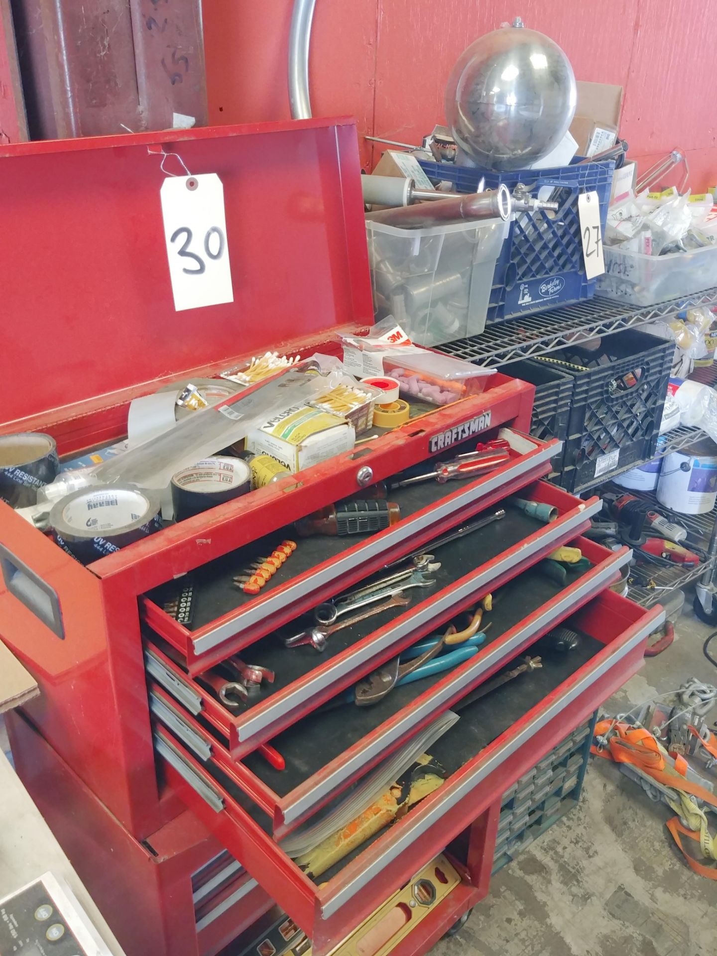 Craftsman Tool Box and Contents - Sub to Bulk | Reqd Rig Fee: $25 - Image 3 of 3