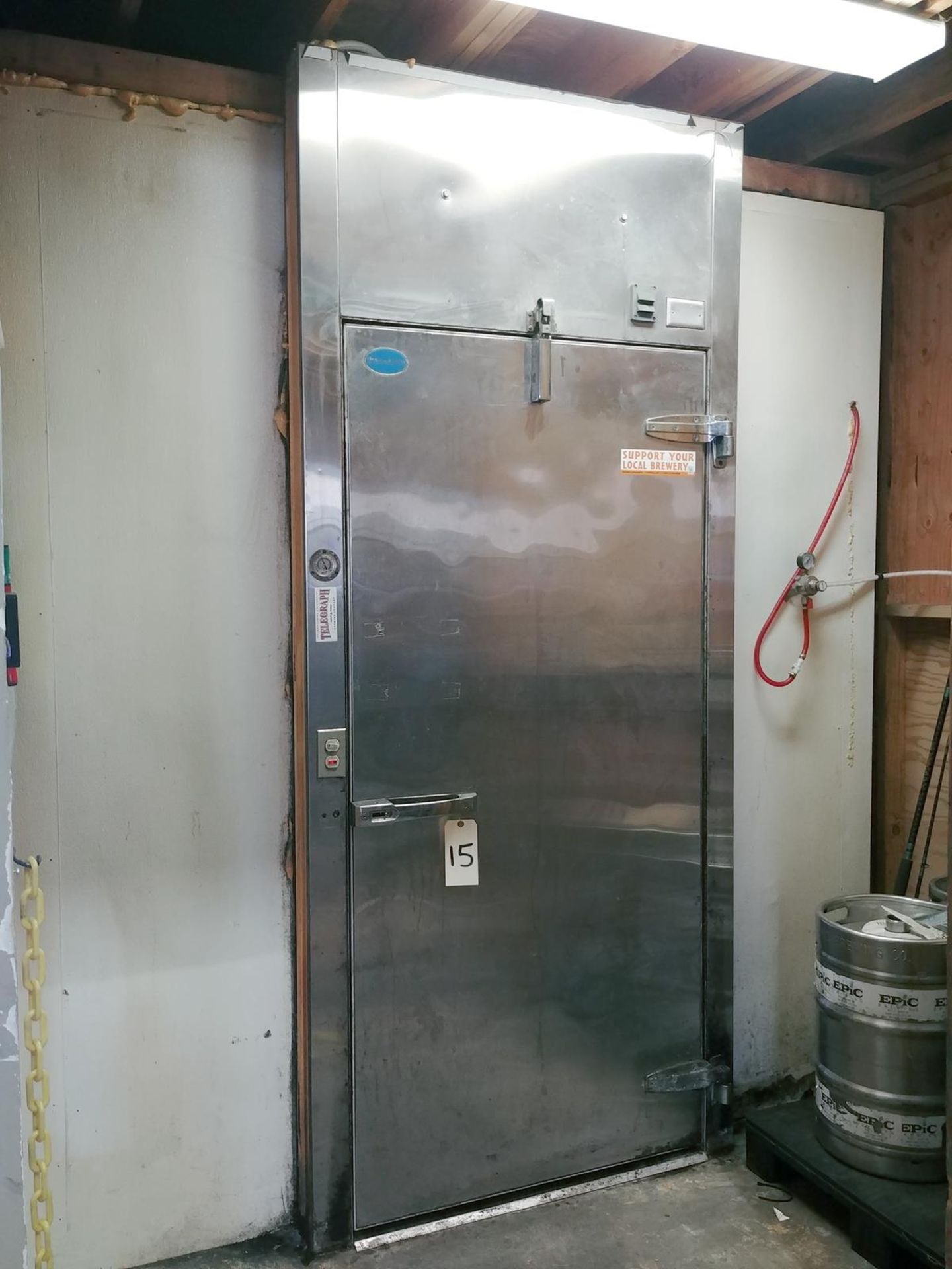 Walk in Cooler, Approx 6ft x 8ft, Associated Condensing Unit - Sub to Bulk | Reqd Rig Fee: $5000