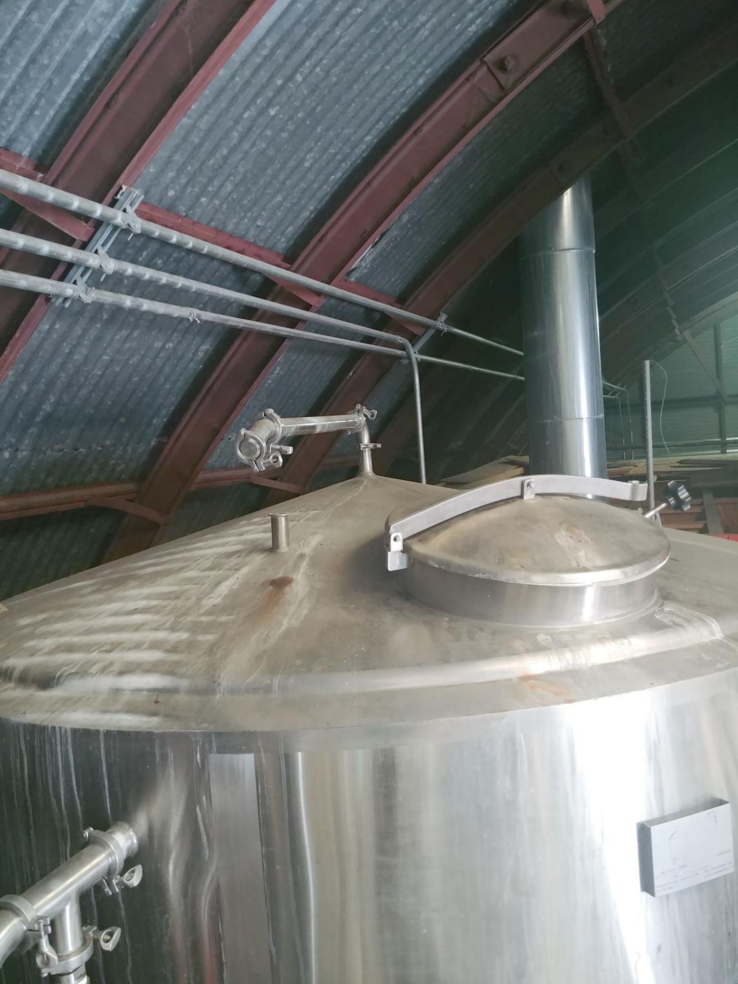 2013 Pacific Brewing 30 BBL 3-Vessel Brewhouse + Hot Liquor Tank - Sub to Bulk | Reqd Rig Fee: $6500 - Image 3 of 31