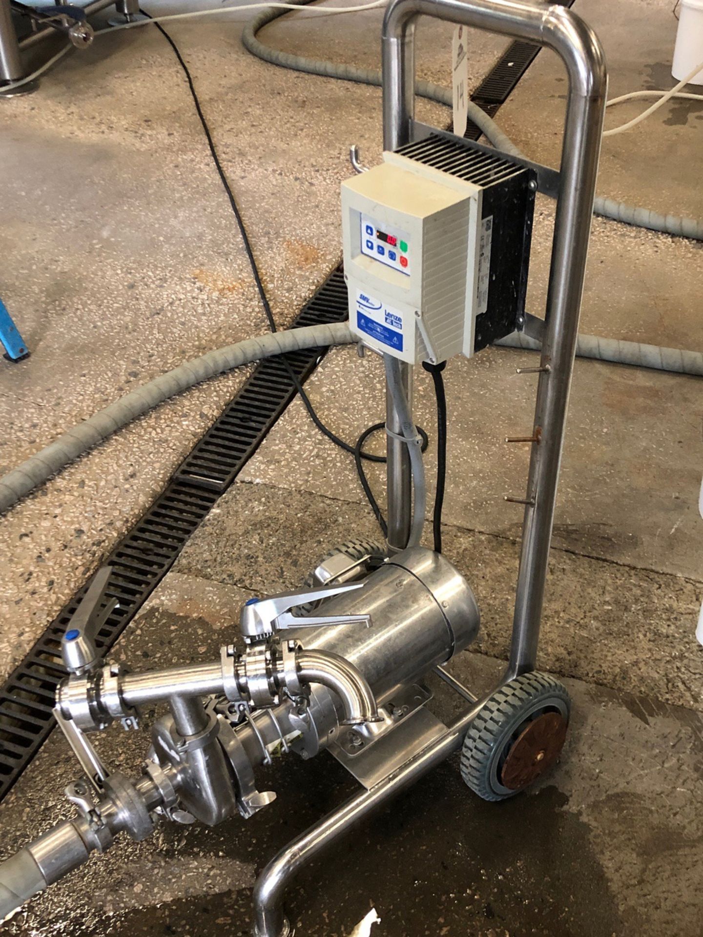 Portable CIP Pump Cart with VFD - Subj to Bulk | Rig Fee: $25