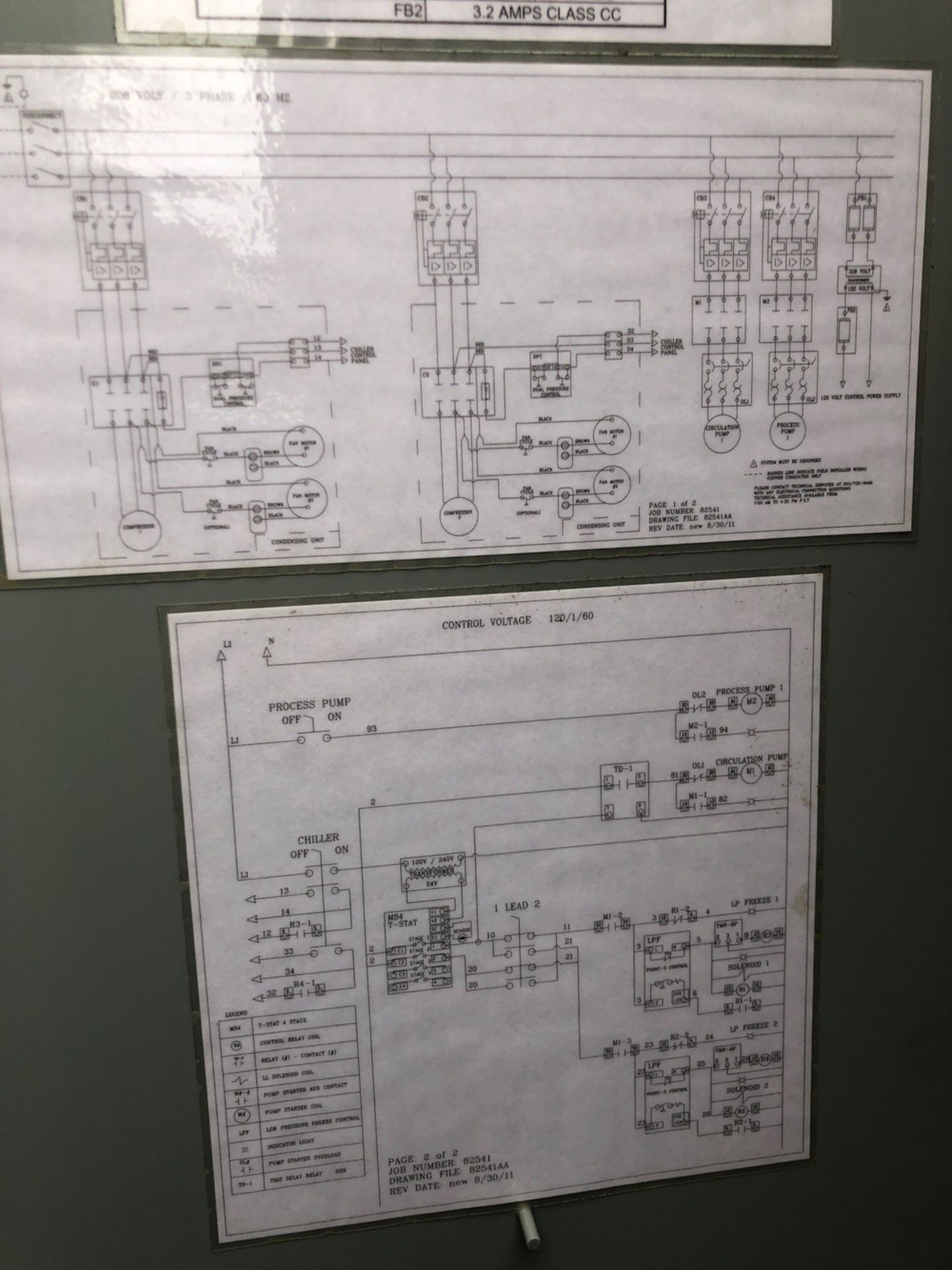 2011 Pro Chiller Glycol Chiller, Dual 10 HP Compressors, 2 HP Proces - Subj to Bulk | Rig Fee: $1500 - Image 11 of 12