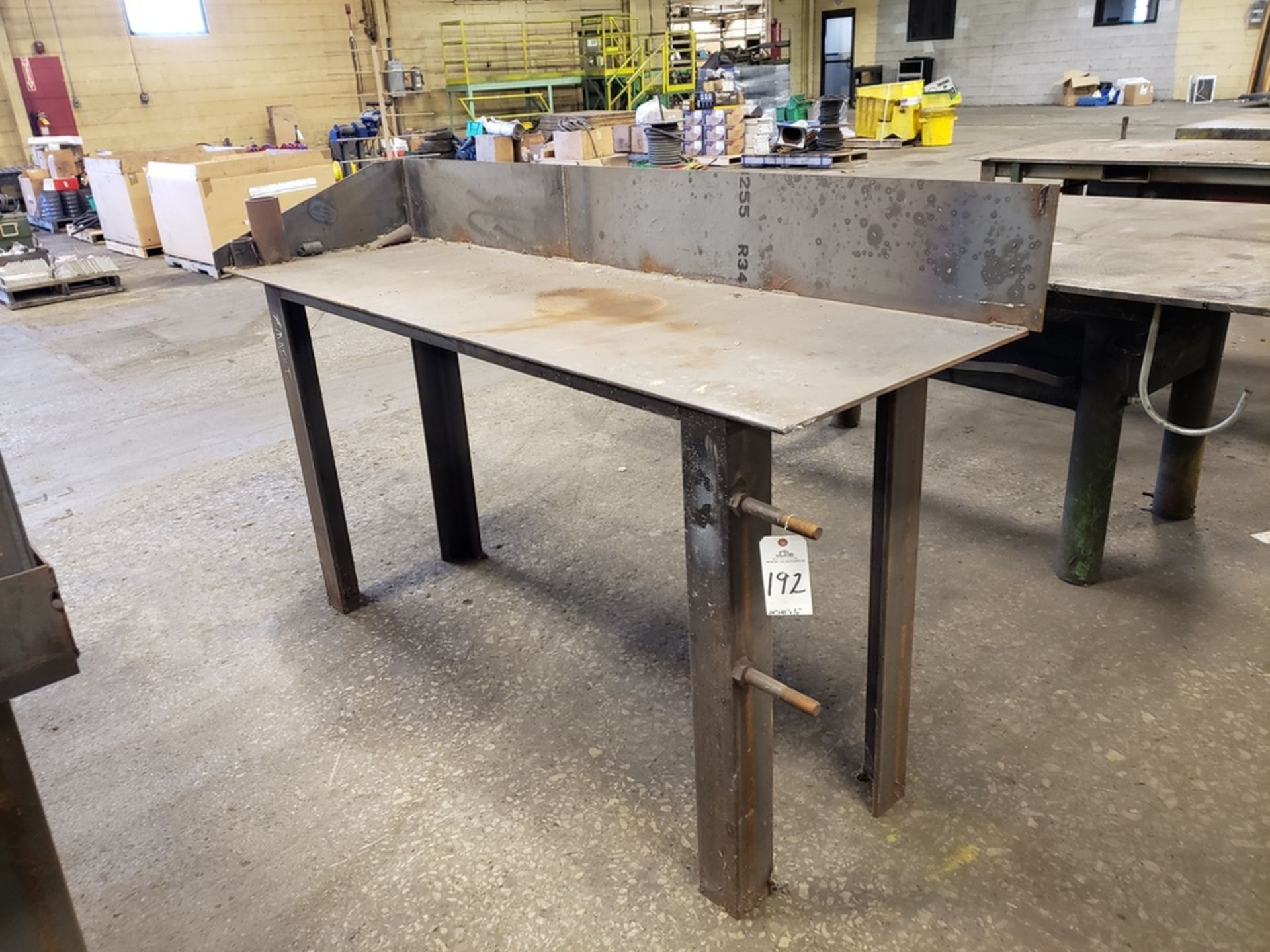 Welding Table, 24" x 80" x 1/4" | Rig Fee: $55