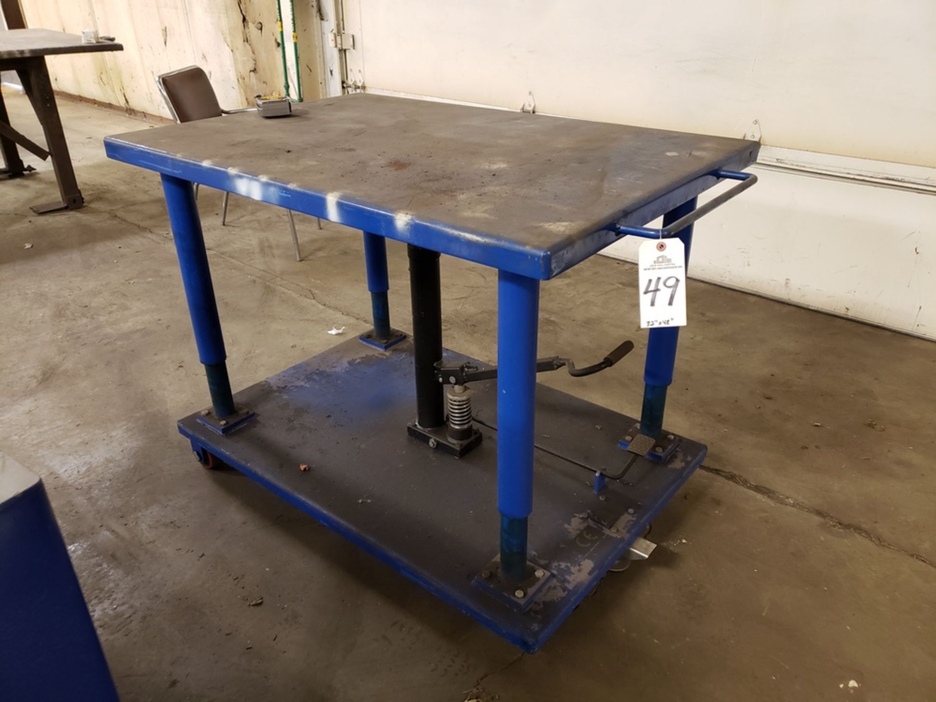 Hydraulic Die Lift Table | Rig Fee: $20