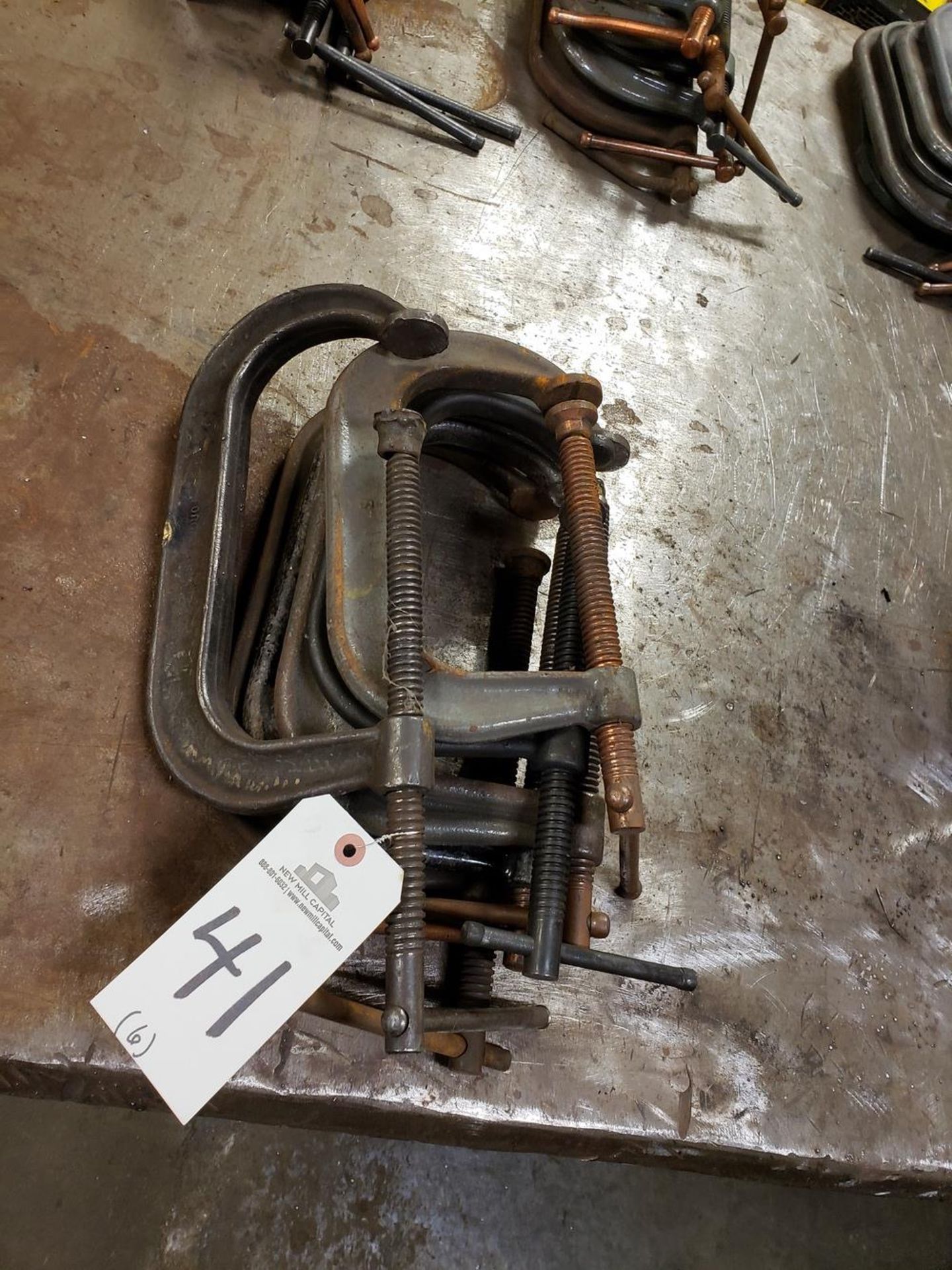 Lot of (6) C-Clamps | Rig Fee: $10