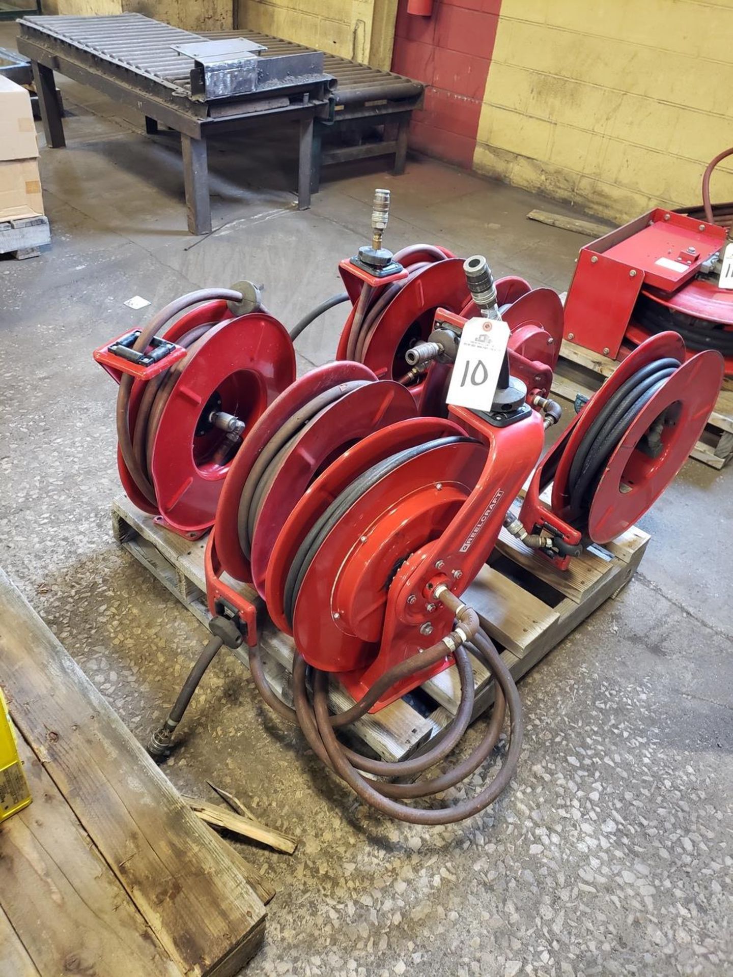 Lot of (6) Air Hose Reels | Rig Fee: $45