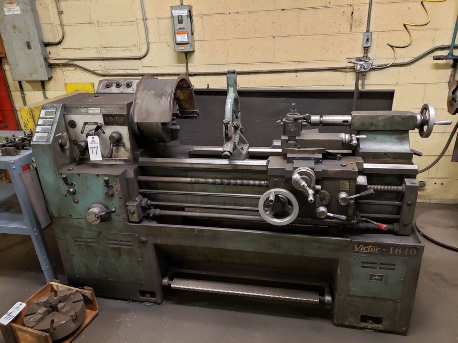 Victor 16" X 40" Engine Lathe, M# 1640, S/N 562509 | Rig Fee: $300