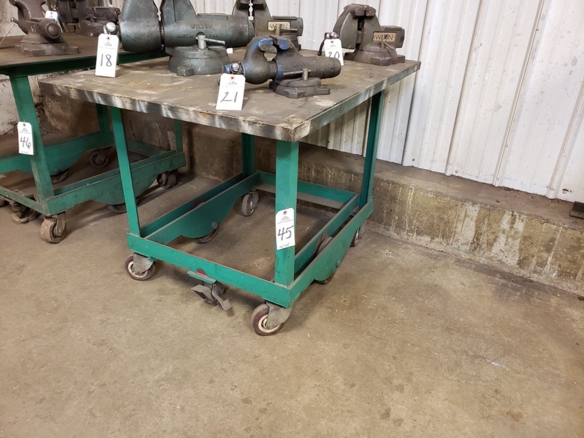 Portable Welding Table, 36"x48"x1/4" | Rig Fee: $10