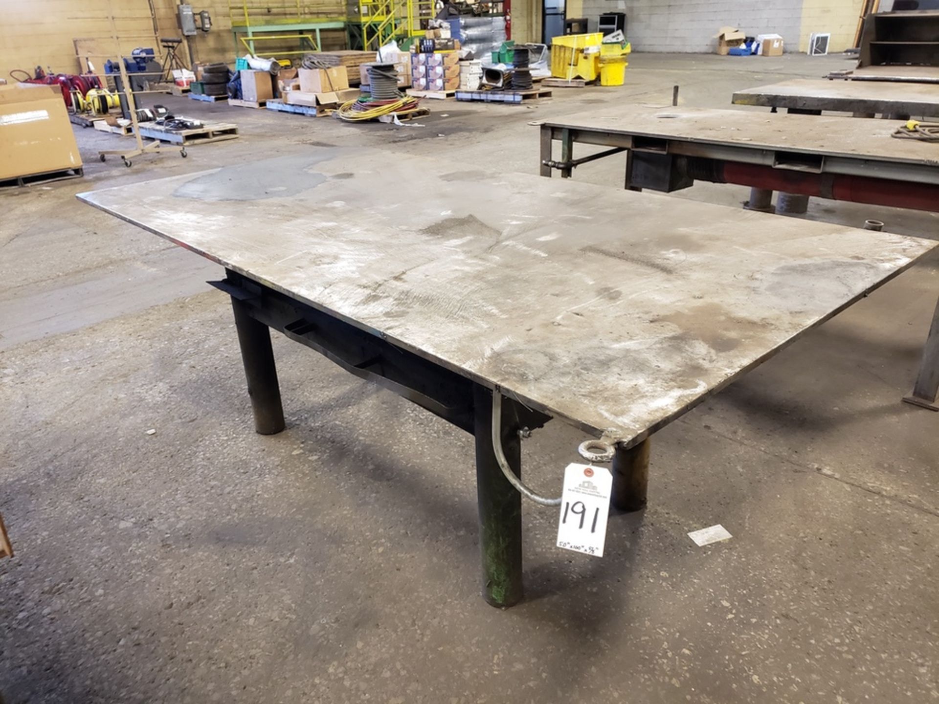 Welding Table, 50" x 100" x 5/8" | Rig Fee: $55