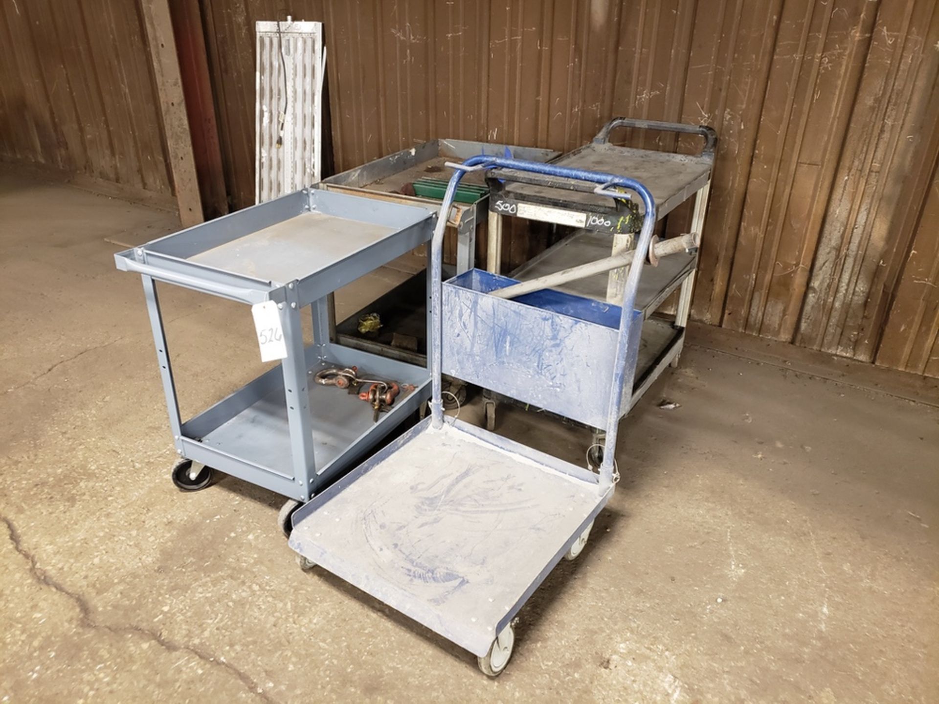 Lot of (4) Shop Carts | Rig Fee: $55