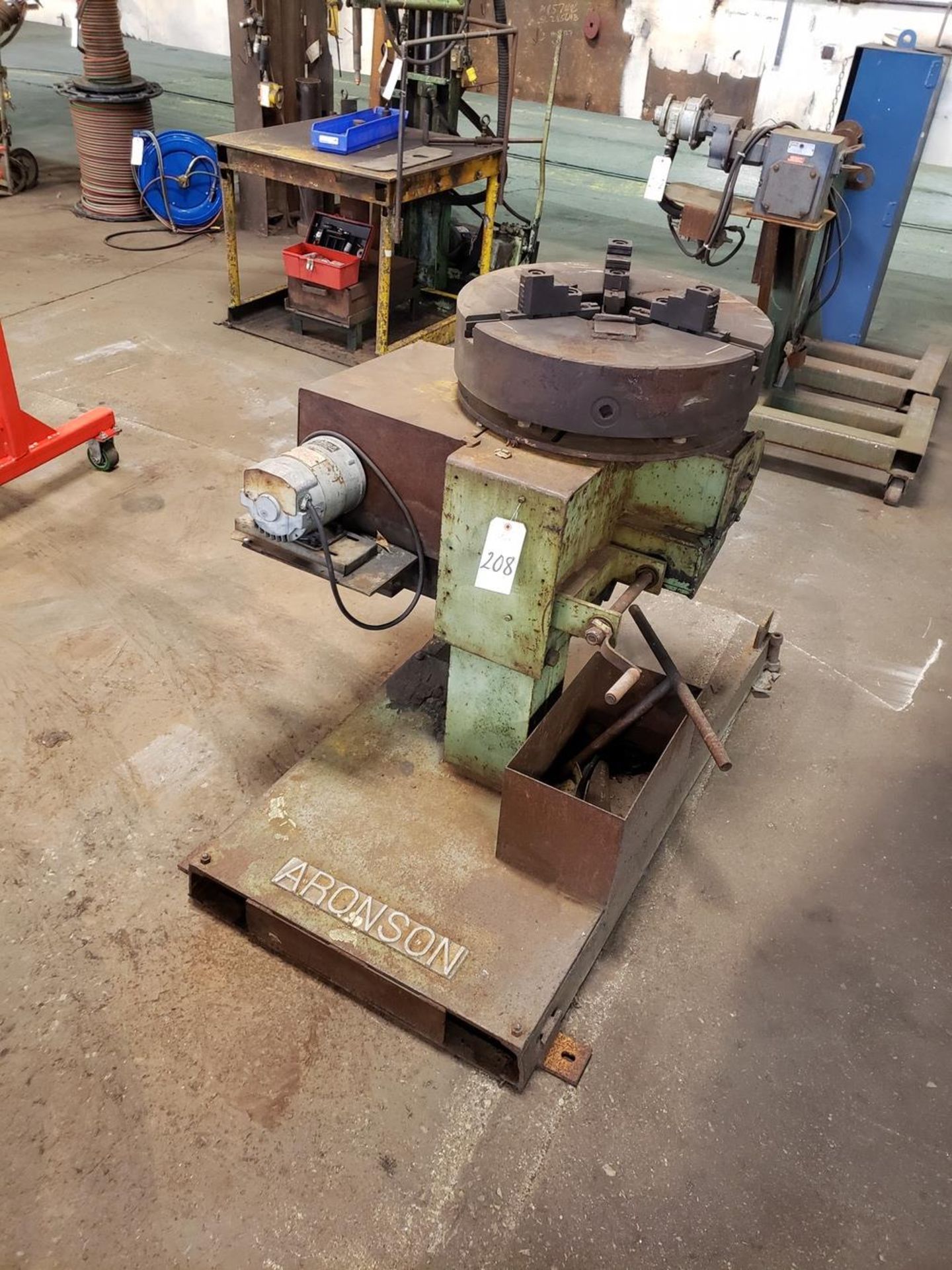 Aronson Welding Positioner, W/ 3 Jaw Chuck | Rig Fee: $65