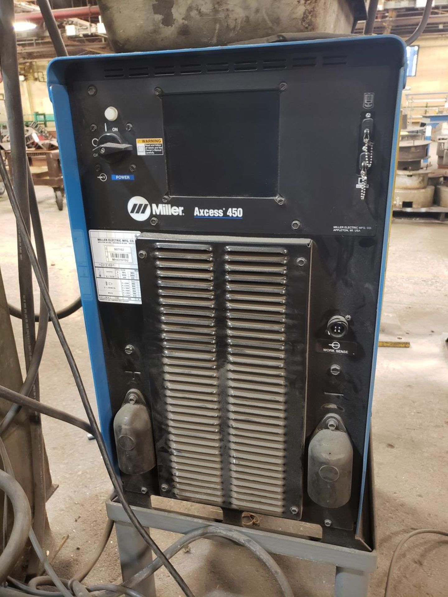 Dual Gun Head Seam Welding Machine, (2) Miller Axcess 450 Power Supplies, Miller Au | Rig Fee: $2200 - Image 2 of 19