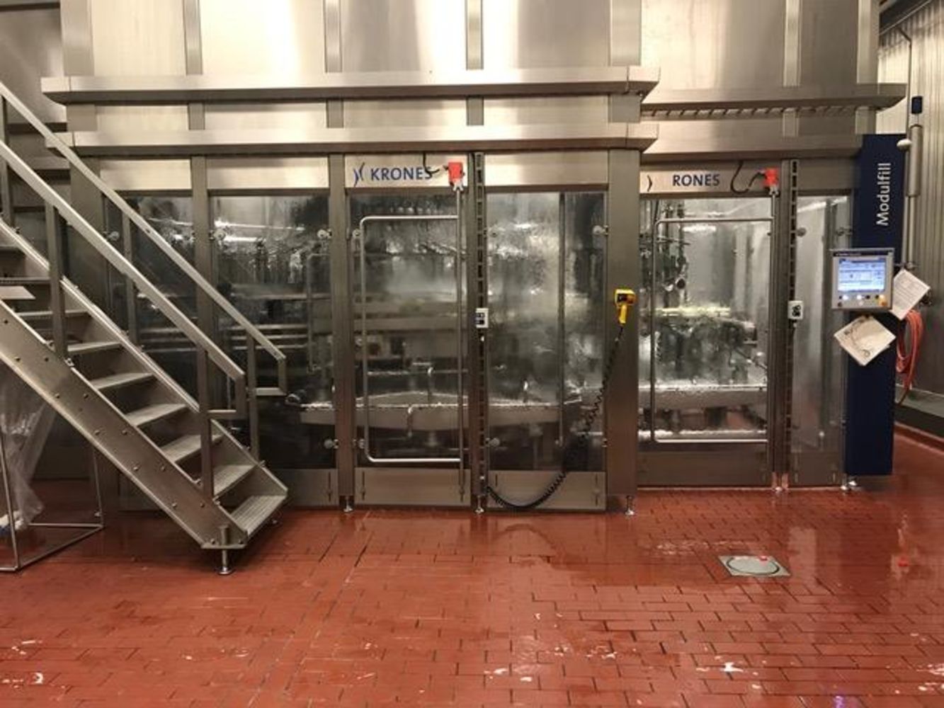 2011 Krones 150 BPM Gallon Jug Filling and Casing Line Auction