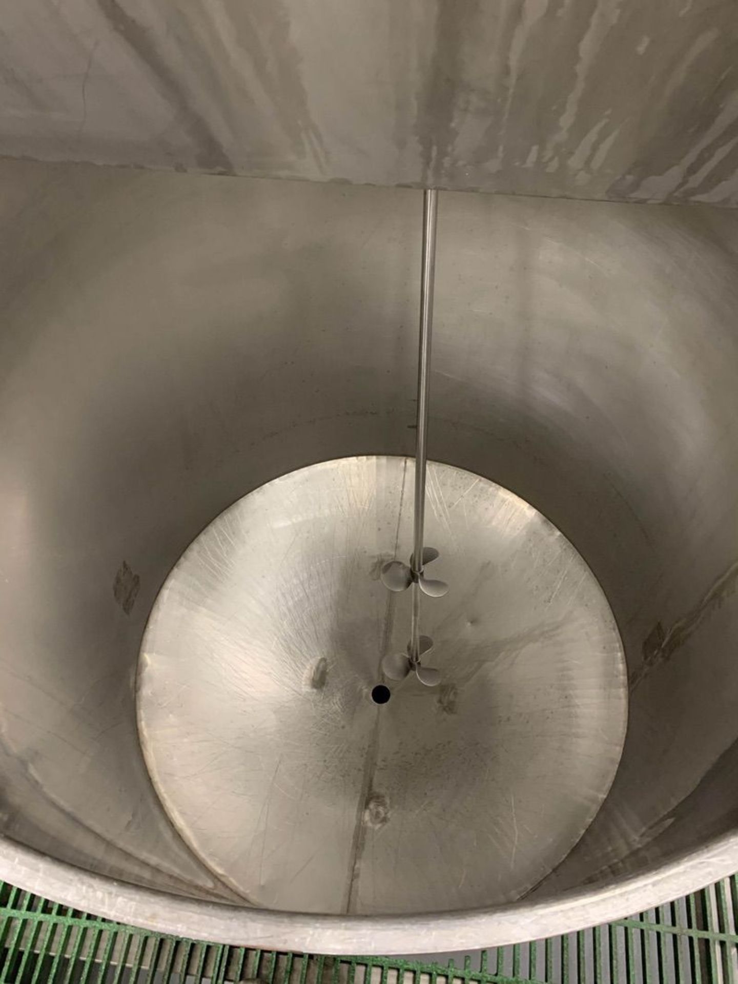 (LOT) (2) 43" DIAMETER X 59" HIGH STAINLESS STEEL MIX TANKS WITH (2) MIXERS AND (2) | Rig Fee: $800 - Image 8 of 12