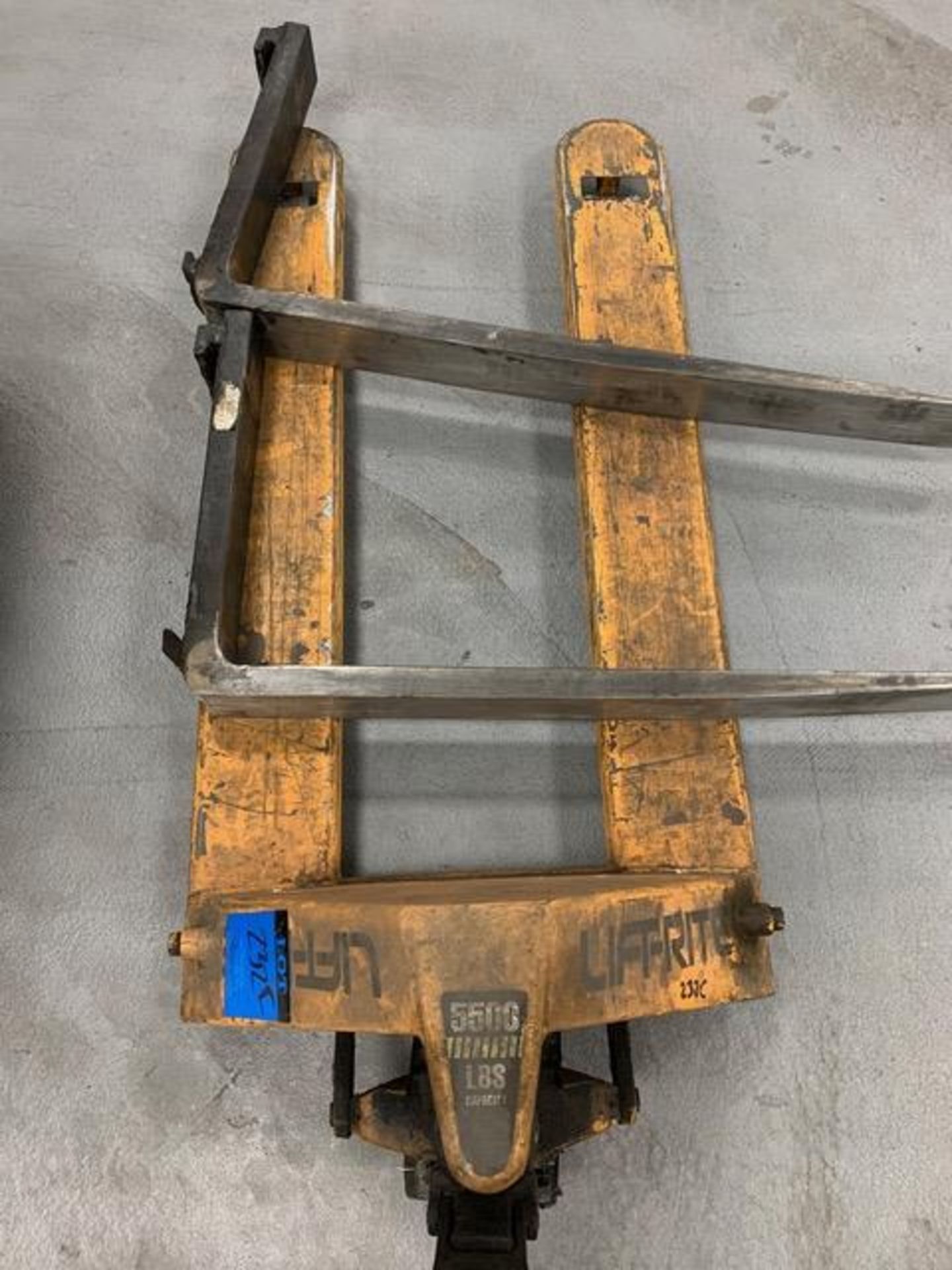 LIFTRITE PALLET JACK (SPARE FORKS NOT INCLUDED) | Rig Fee: $75 - Image 2 of 3