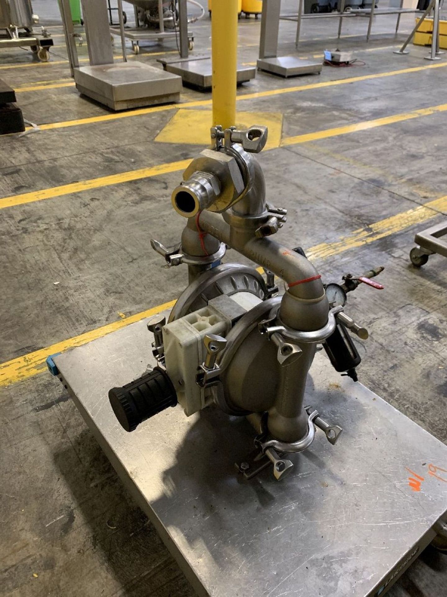 WILDEN PUMP 4 STAINLESS STEEL DIAPHRAGM PUMP; S/N 04-5020-03-70, 316 STAINLESS STEE | Rig Fee: $35 - Image 2 of 3