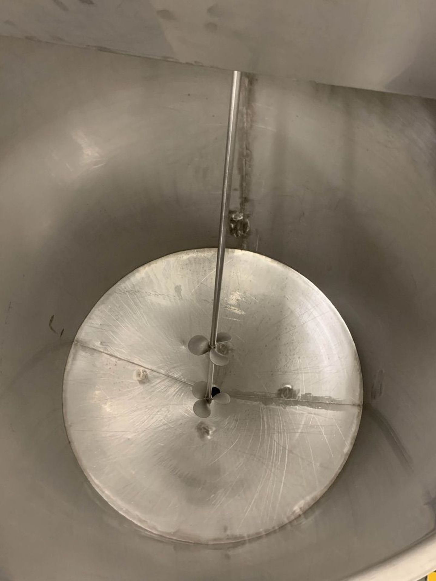 (LOT) (2) 43" DIAMETER X 59" HIGH STAINLESS STEEL MIX TANKS WITH (2) MIXERS AND (2) | Rig Fee: $800 - Image 11 of 12