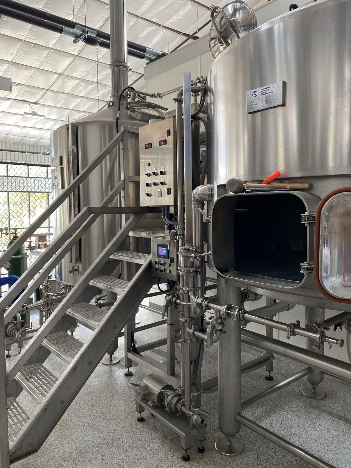 2017 Criveller 15 BBL Two-Vessel Brewhouse, Steam Jacketed Kettle, J [Subj to Bulk] | Rig Fee: $1000 - Image 2 of 14