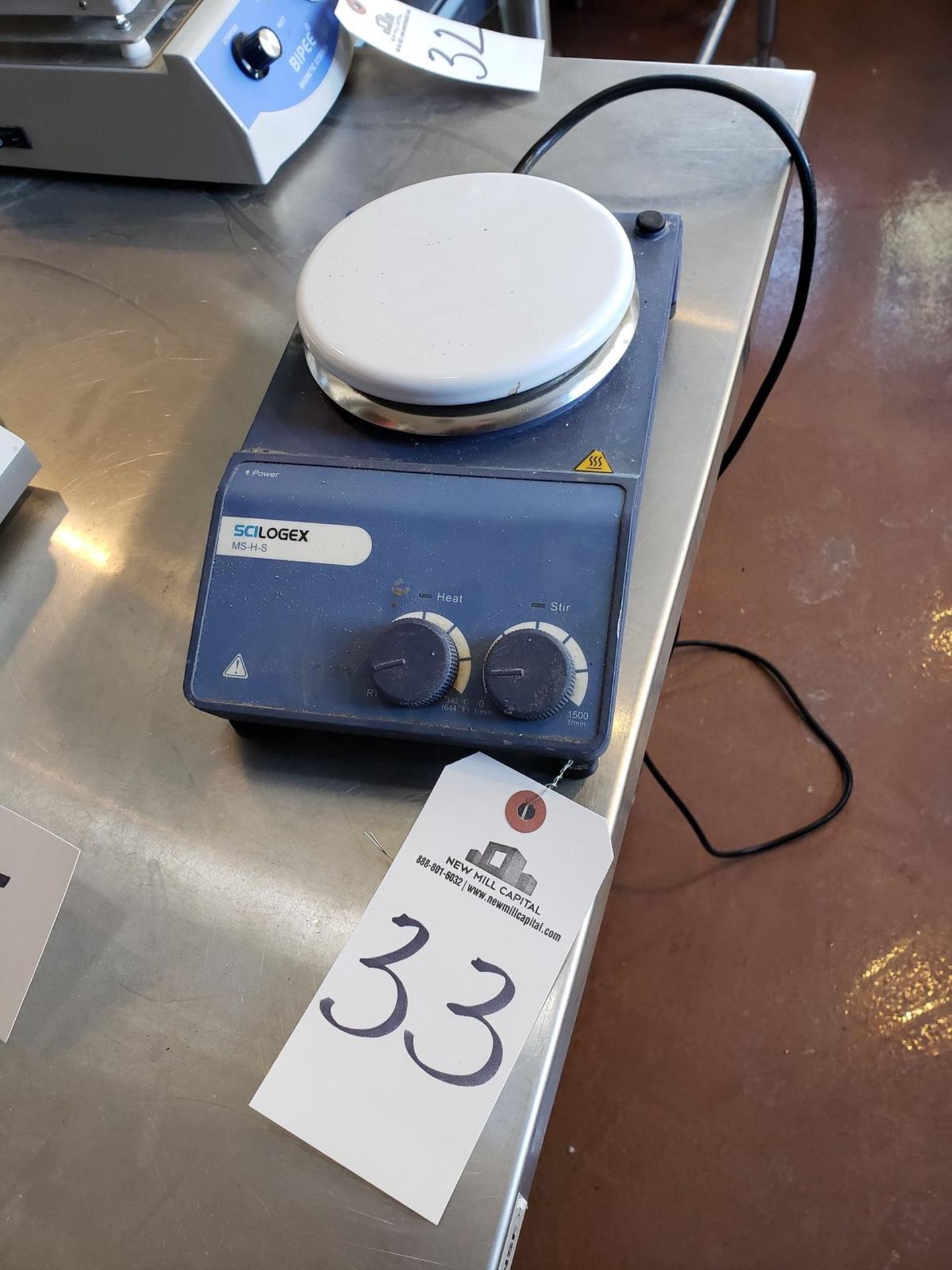 SciLogex Heated Stir Plate, M# MS-H-S | Rig Fee: Buyer to Remove or Contact Rigger