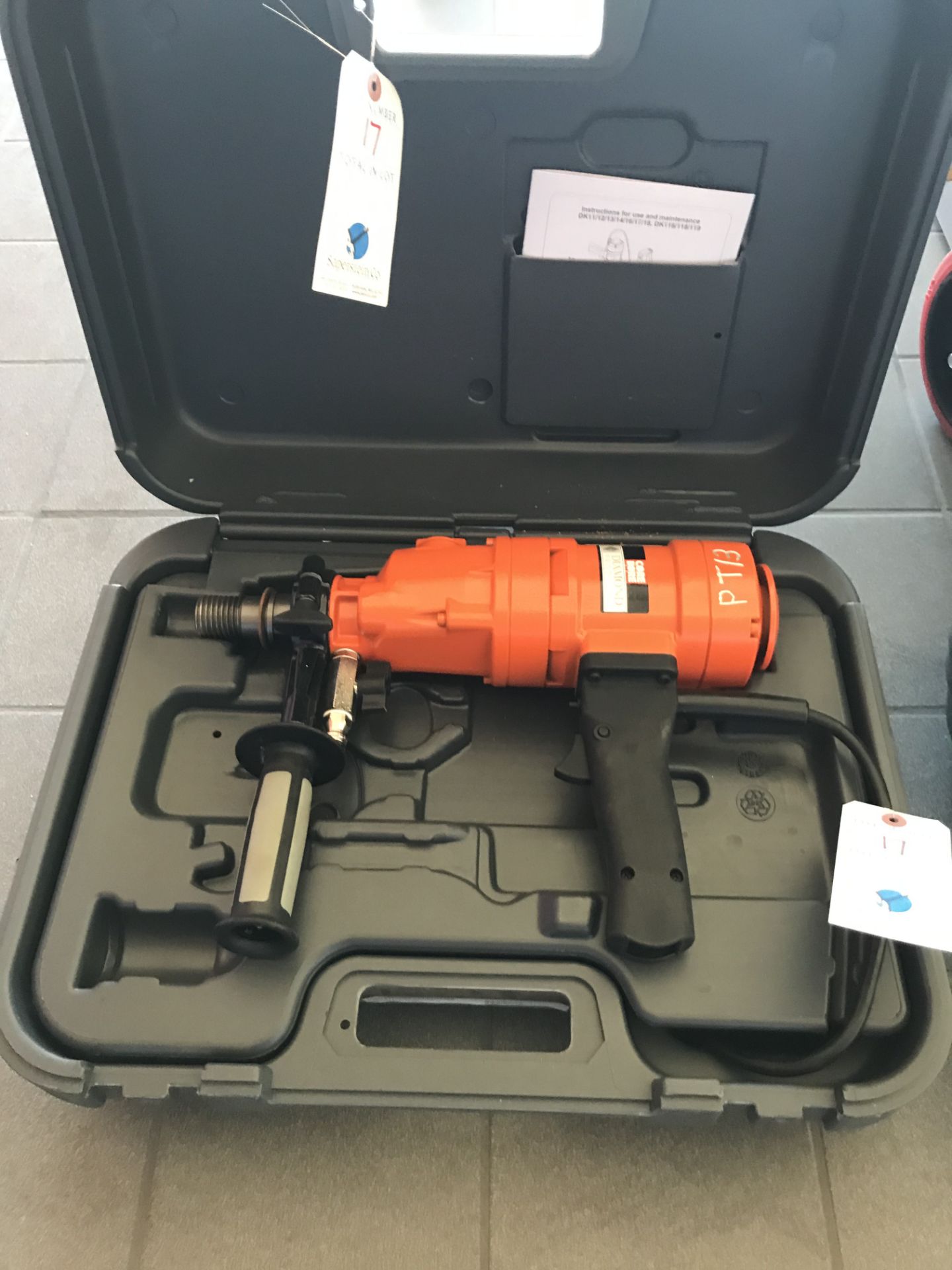 Weka #DK12 Electric Core Drilling Drill w/Case