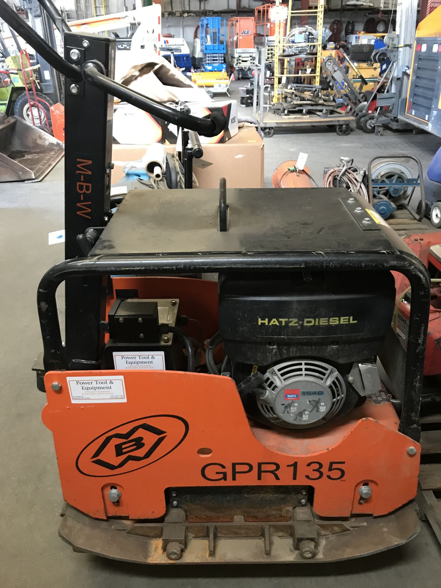 MBW Ground Pounder #GPR135 Diesel Plate Compactor