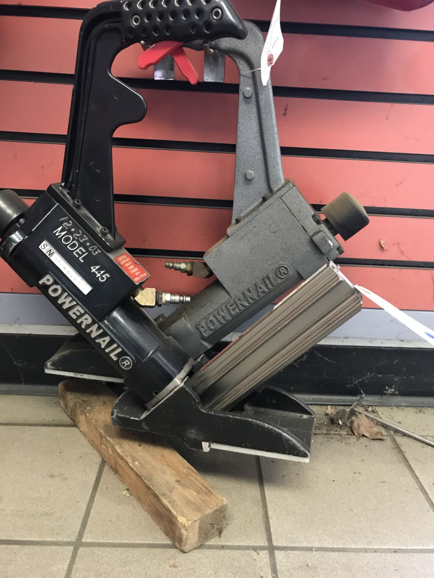 Power Nailer #445 Pneumatic Nail Gun