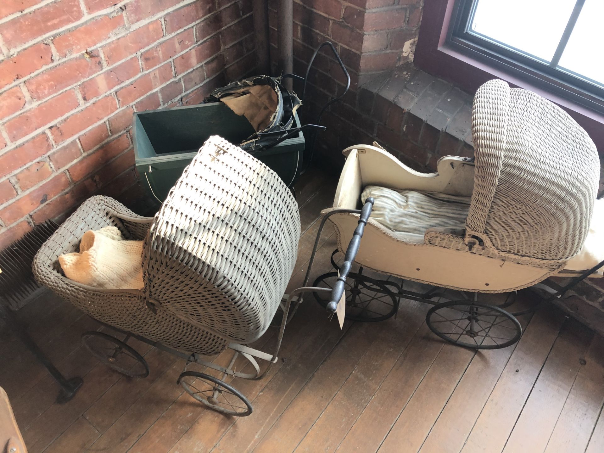 (3) Vintage Baby Carriages