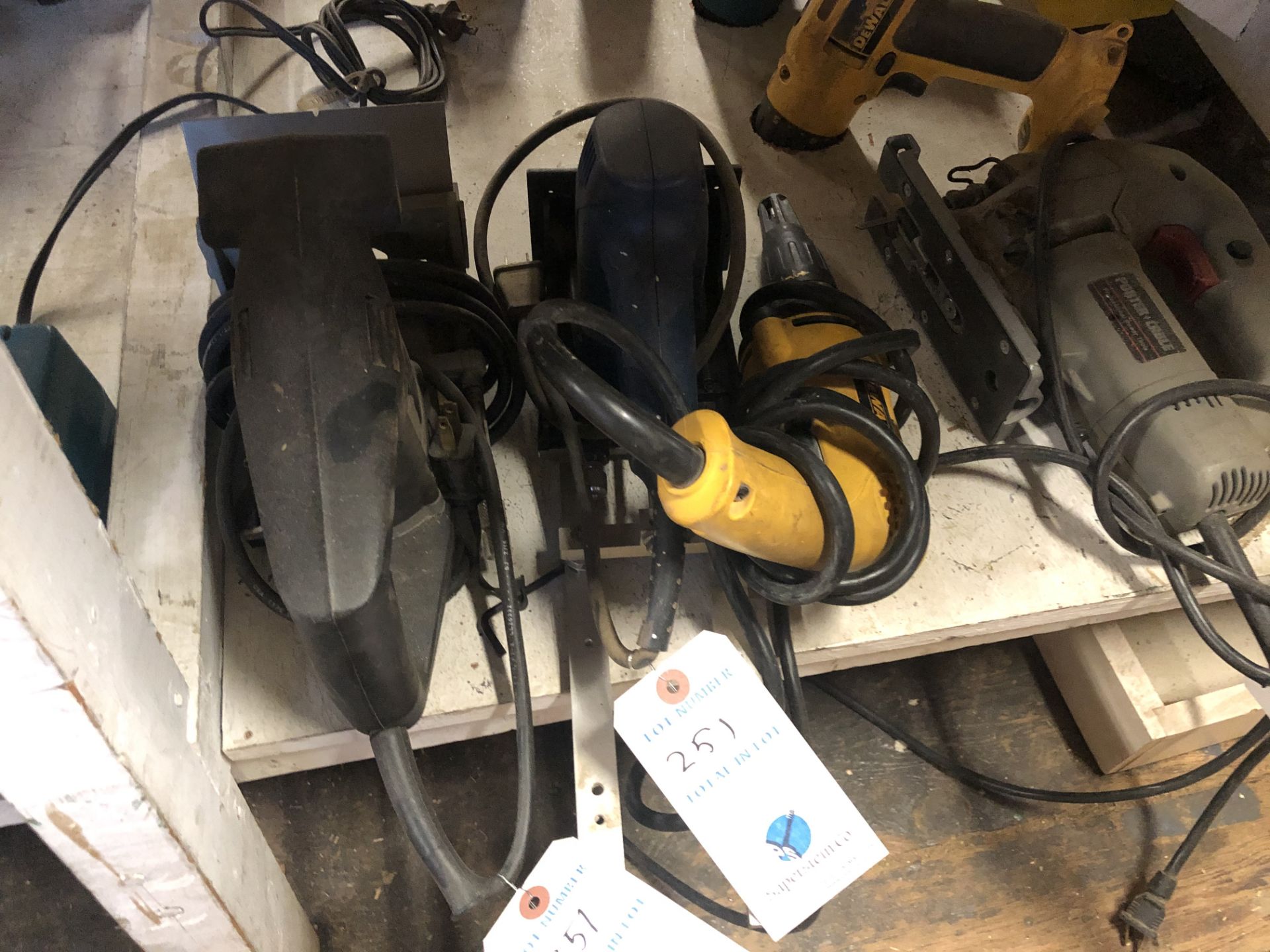 {LOT} Porter Cable Joiner, Dewalt Screw Gun, Porter Cable Jig Saw