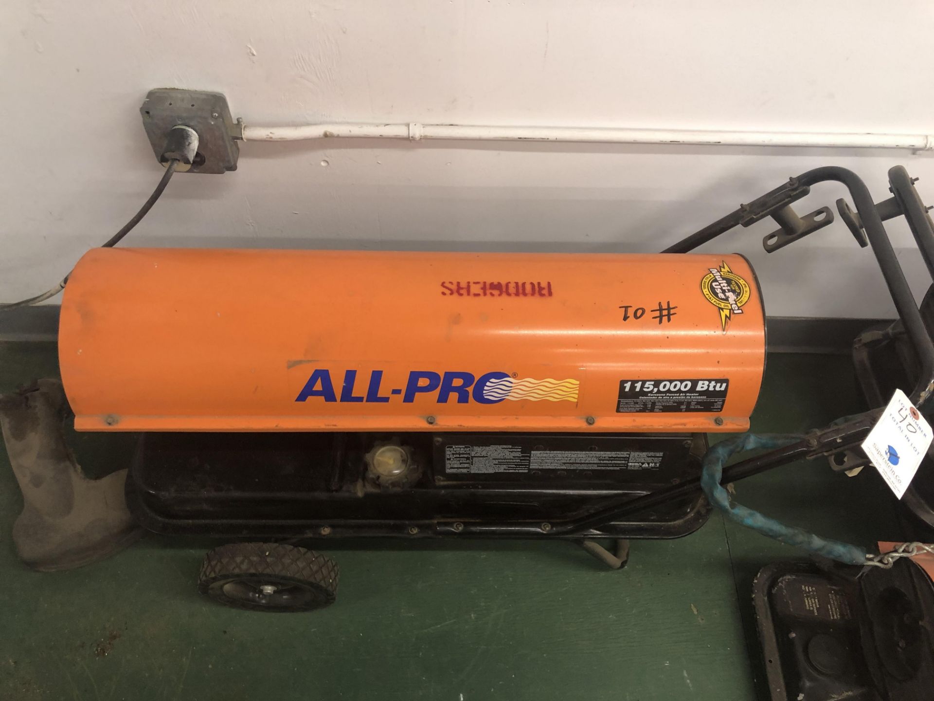 All Pro 115,000 BTU Fuel Driven Torpedo Heater