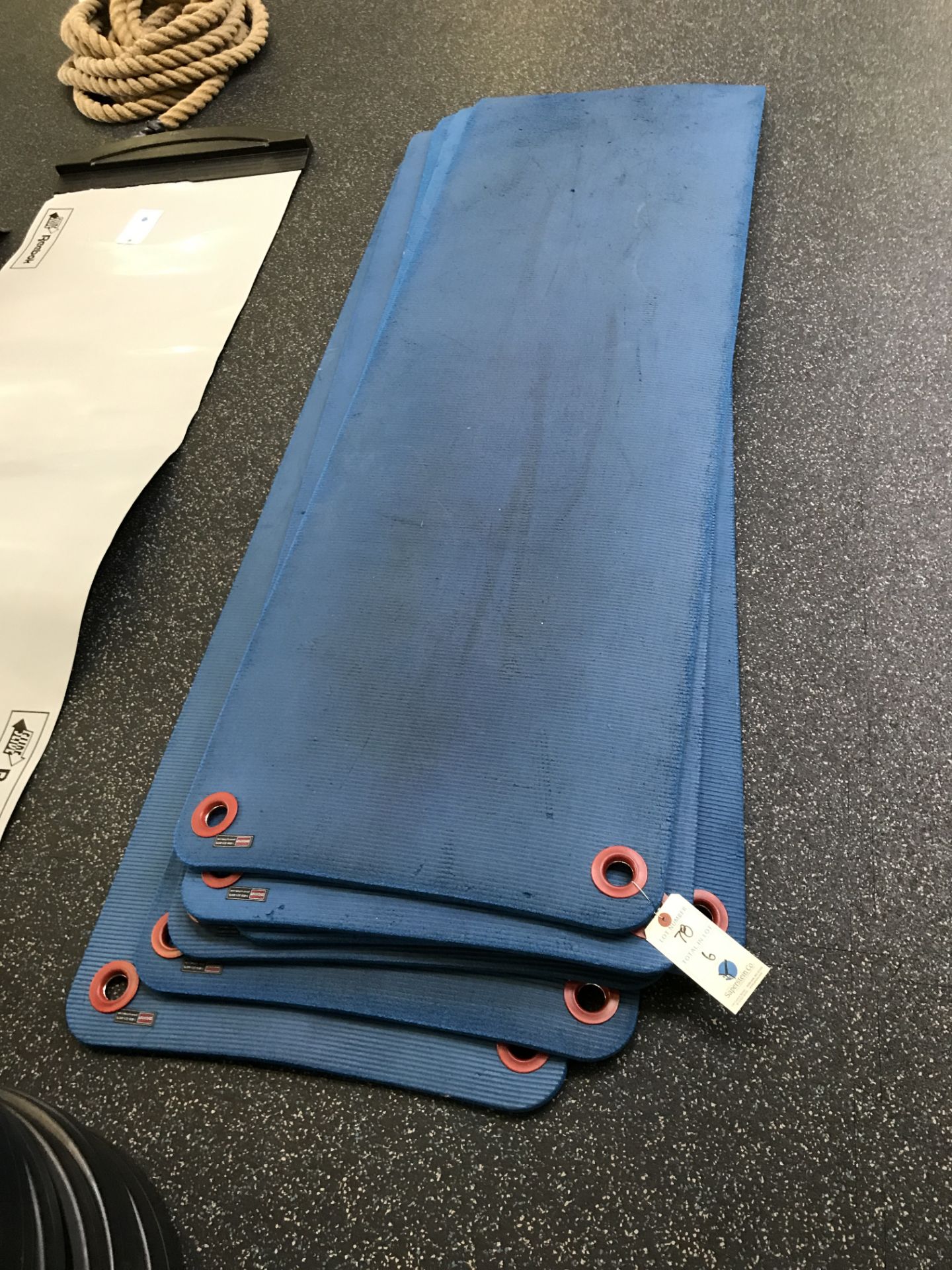 {LOT} (6) Power systems Workout Mats